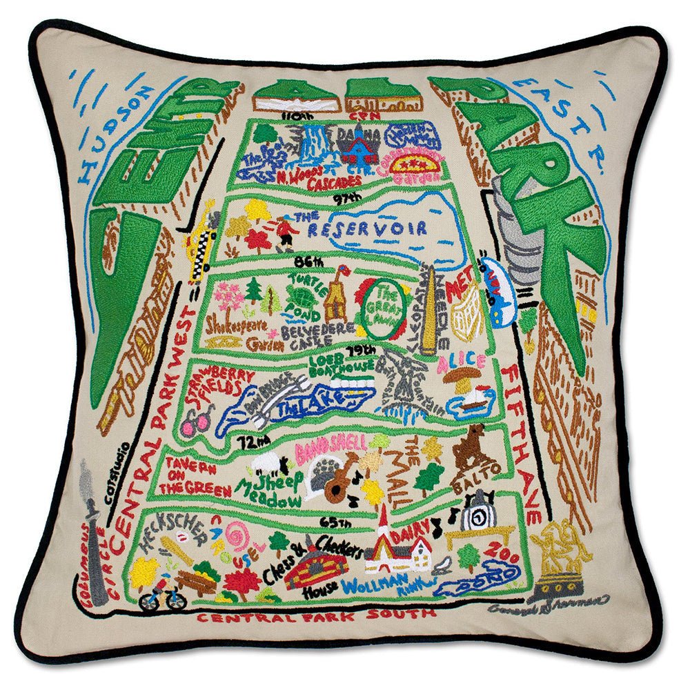 Central Park Hand - Embroidered Pillow by Quirks! at Shirley Shoppe