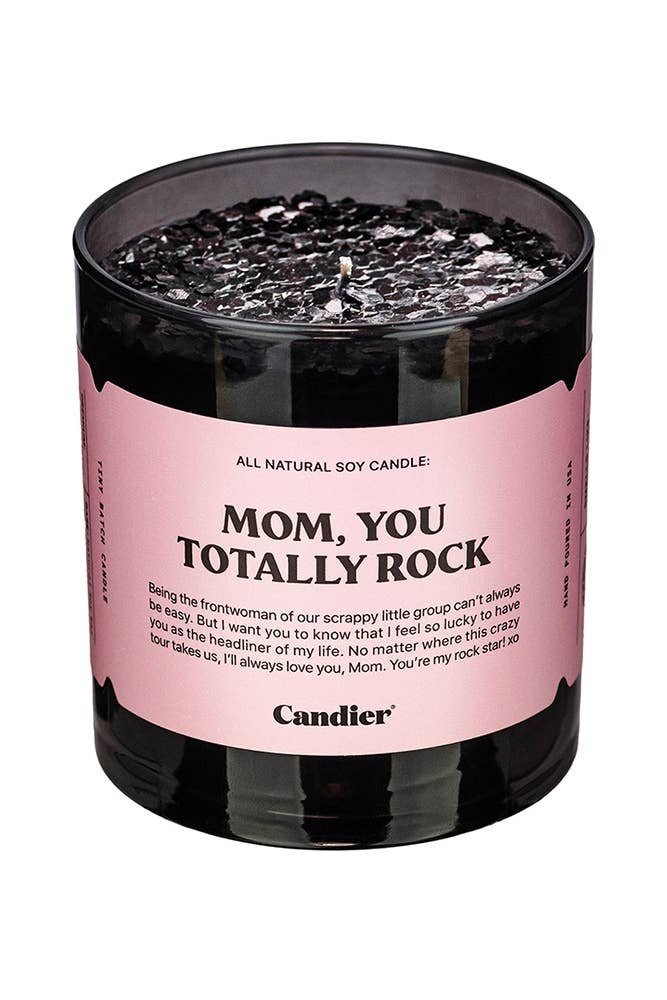 Candier - MOM ROCKS! CANDLE