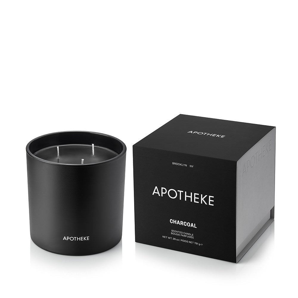 Charcoal 3-Wick Candle by APOTHEKE at Shirley Shoppe