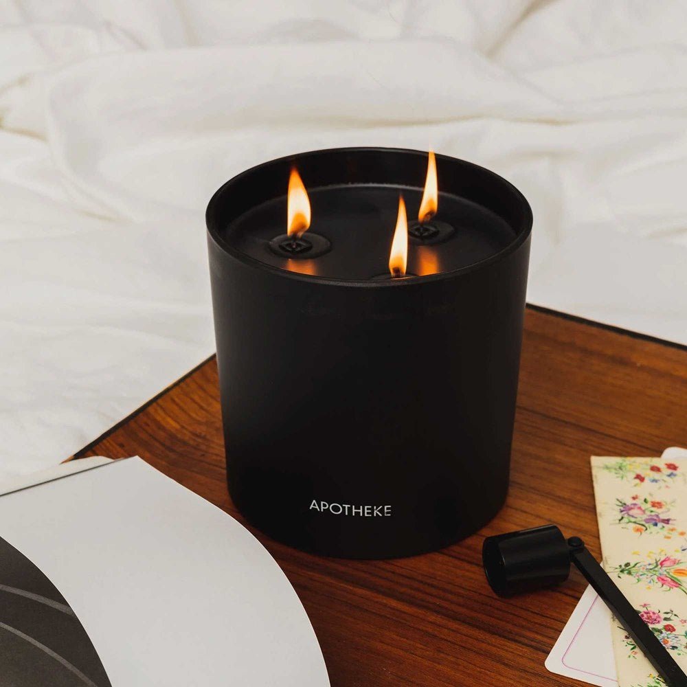 Charcoal 3-Wick Candle by APOTHEKE at Shirley Shoppe
