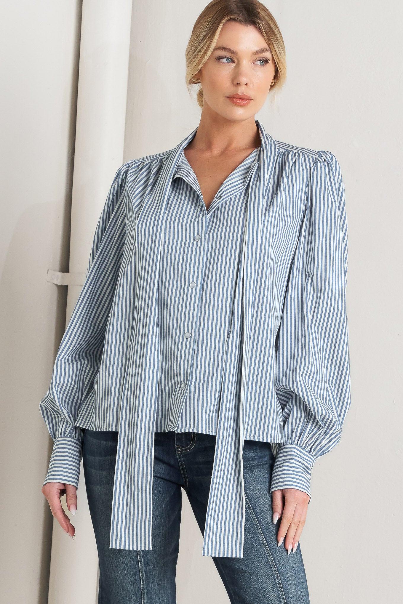 CHARMING INTENTIONS WOVEN TOP by Flying Tomato at Shirley Shoppe