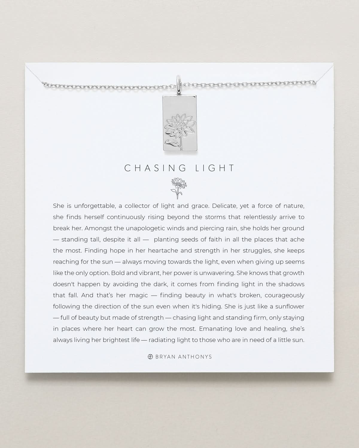 Chasing Light Necklace by Bryan Anthonys at Shirley Shoppe