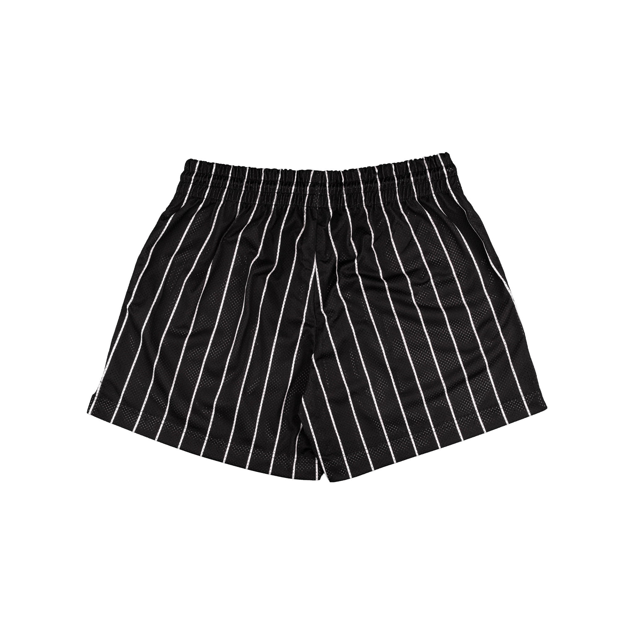 Common Hype Beacon Pinstripe Mesh Short Jet Black