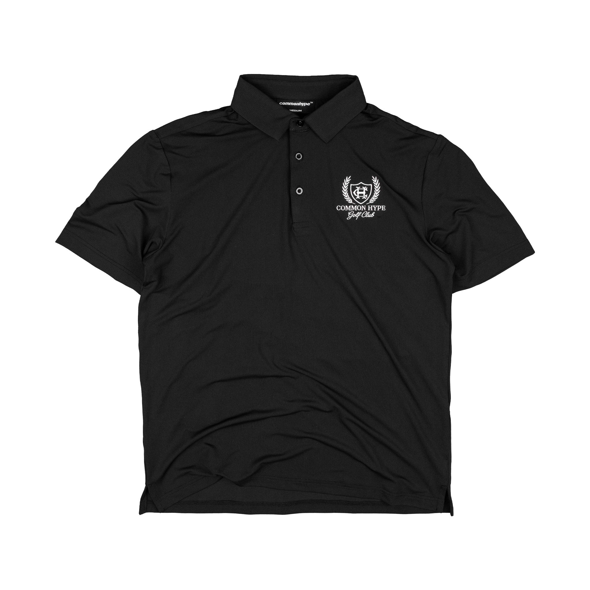 Common Hype Golf Club Polo Black