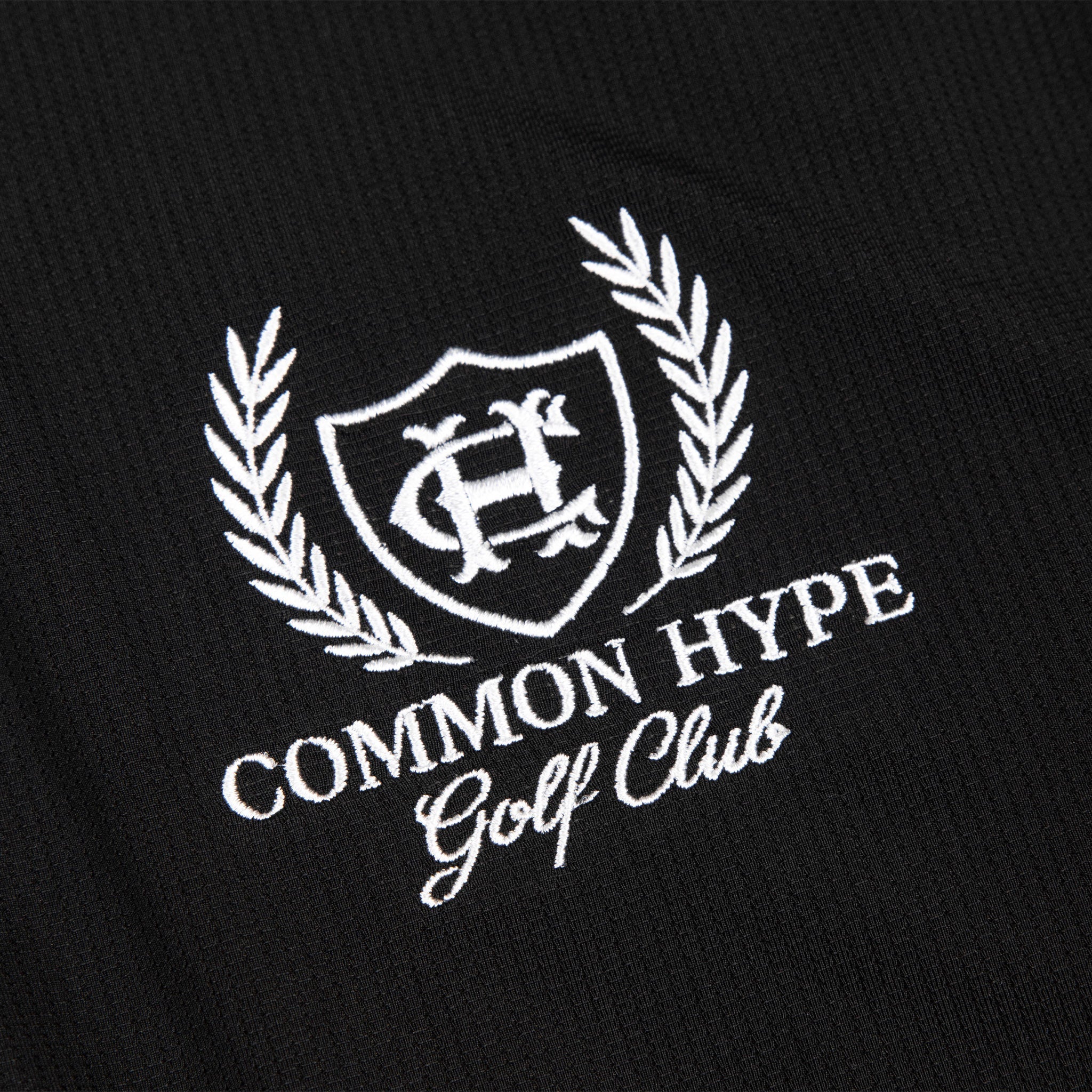 Common Hype Golf Club Polo Black