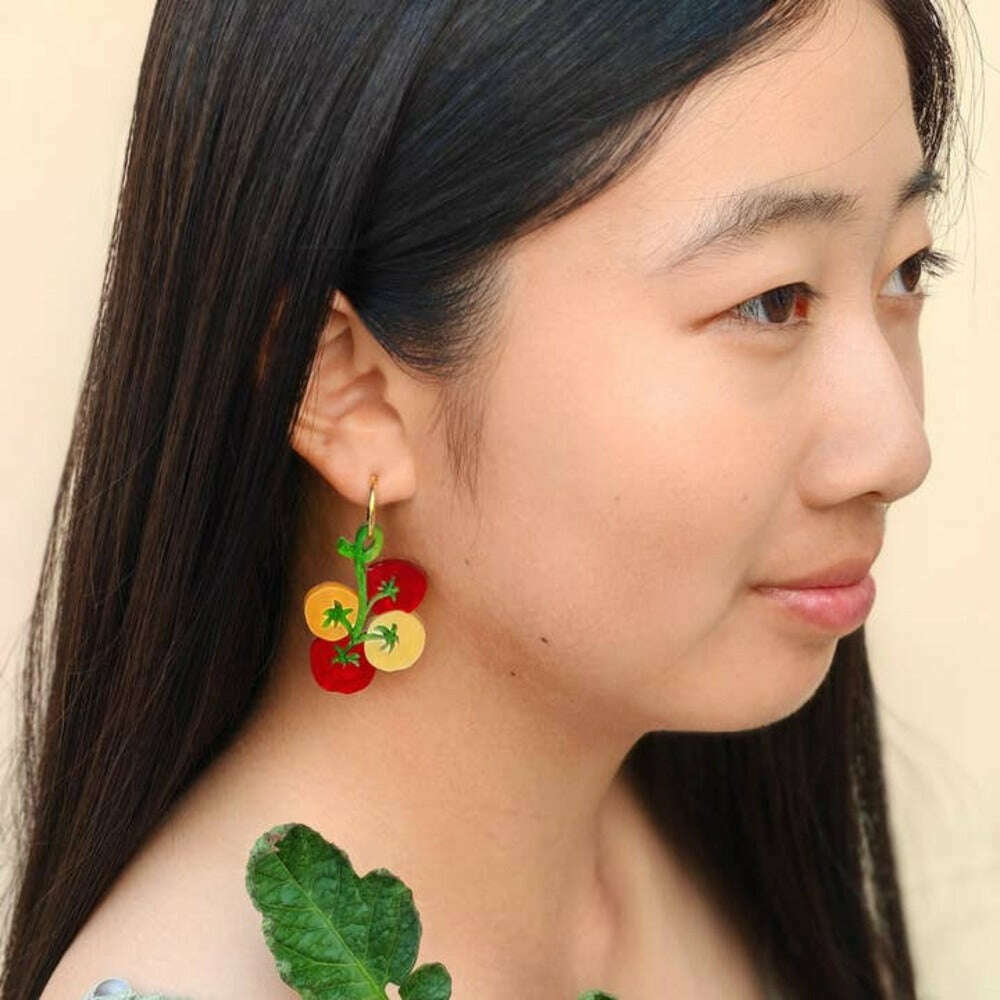 Cherry Tomato Acrylic Dangle