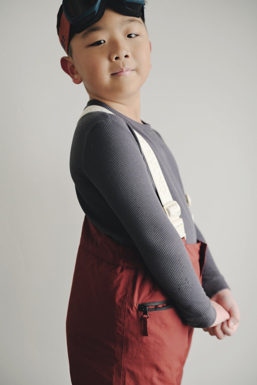Children's Bamboo Waffle Knit Base Layer Long Sleeve - Last Chance by Cozy Earth at Shirley Shoppe
