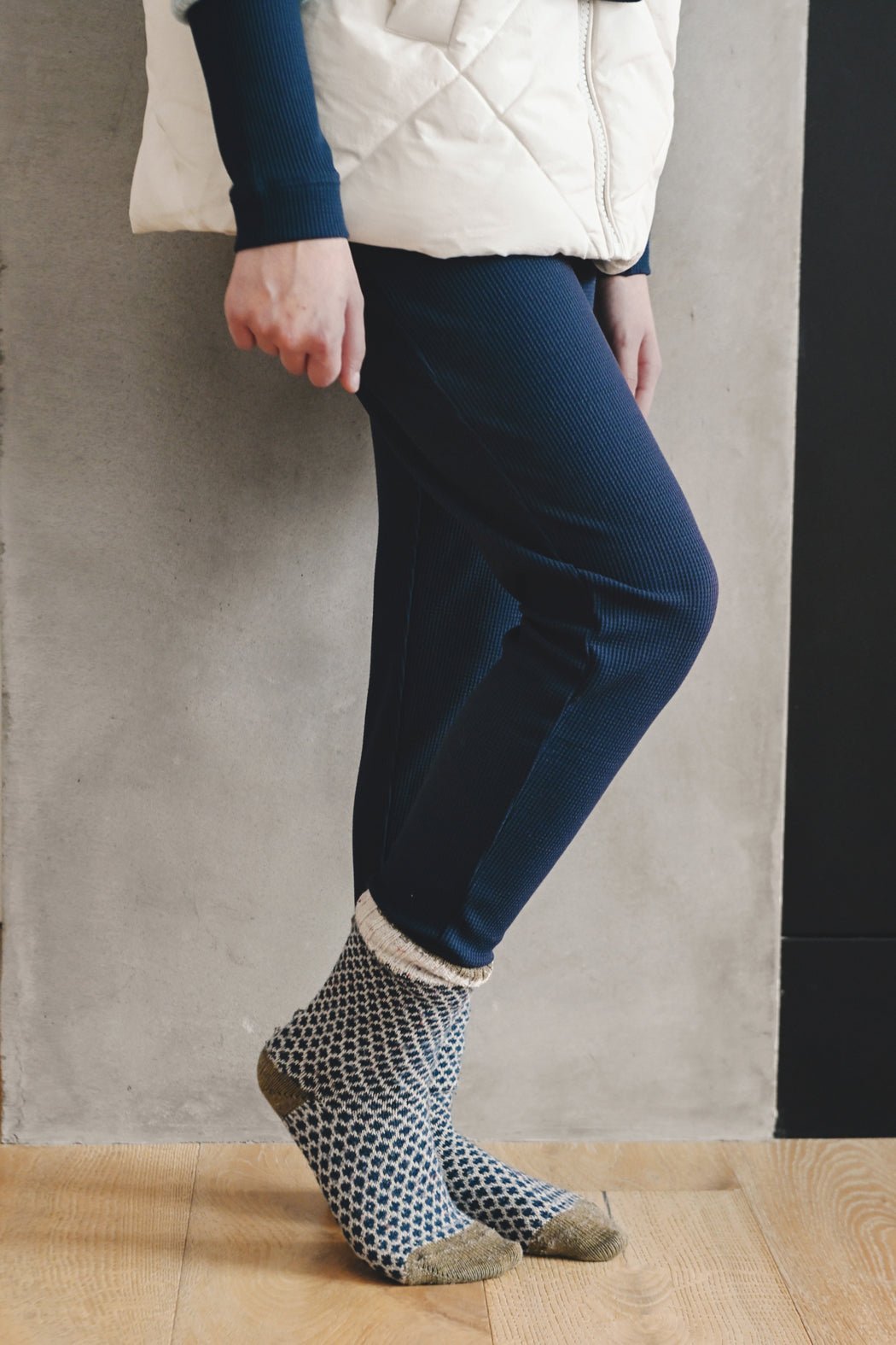 Children's Bamboo Waffle Knit Base Layer Pant - Last Chance by Cozy Earth at Shirley Shoppe