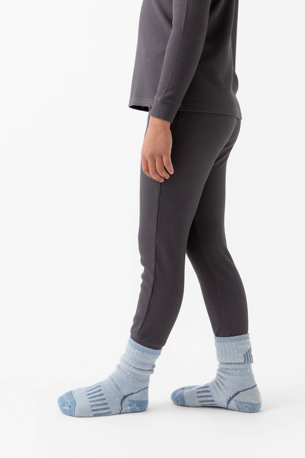 Children's Bamboo Waffle Knit Base Layer Pant - Last Chance by Cozy Earth at Shirley Shoppe