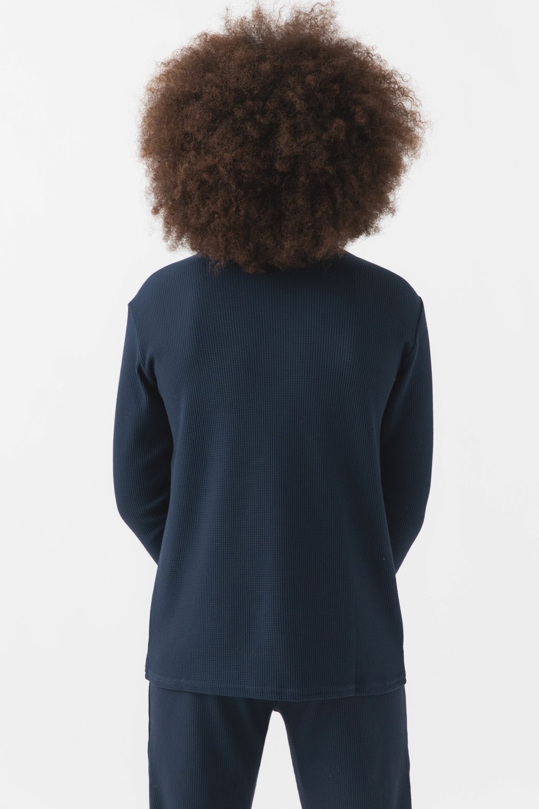 Children's Bamboo Waffle Knit Base Layer Set - Last Chance by Cozy Earth at Shirley Shoppe