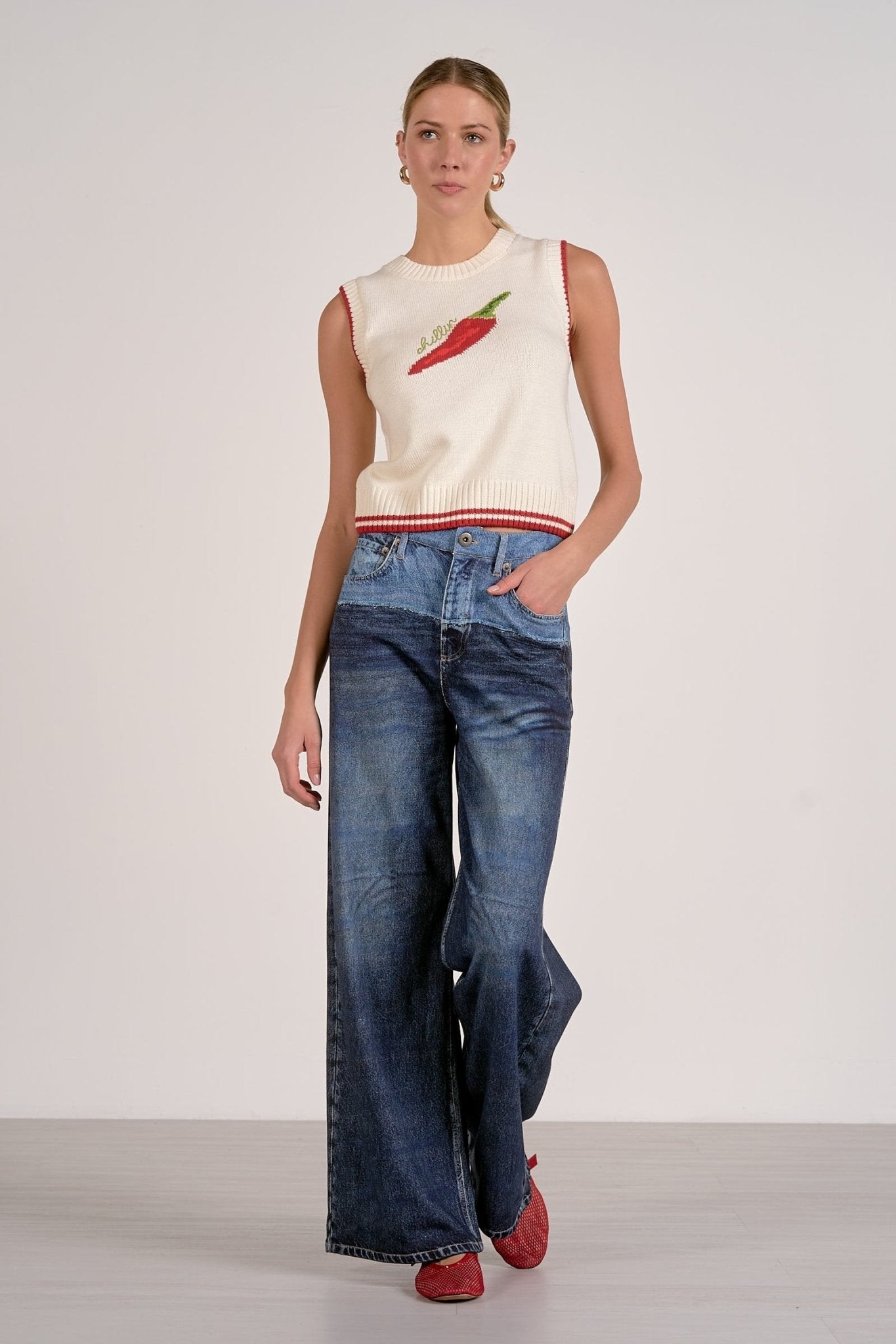 Chili Sweater by Elan at Shirley Shoppe