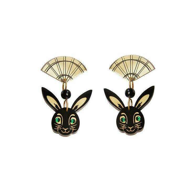Chinese Year of the Rabbit Earrings by Laliblue