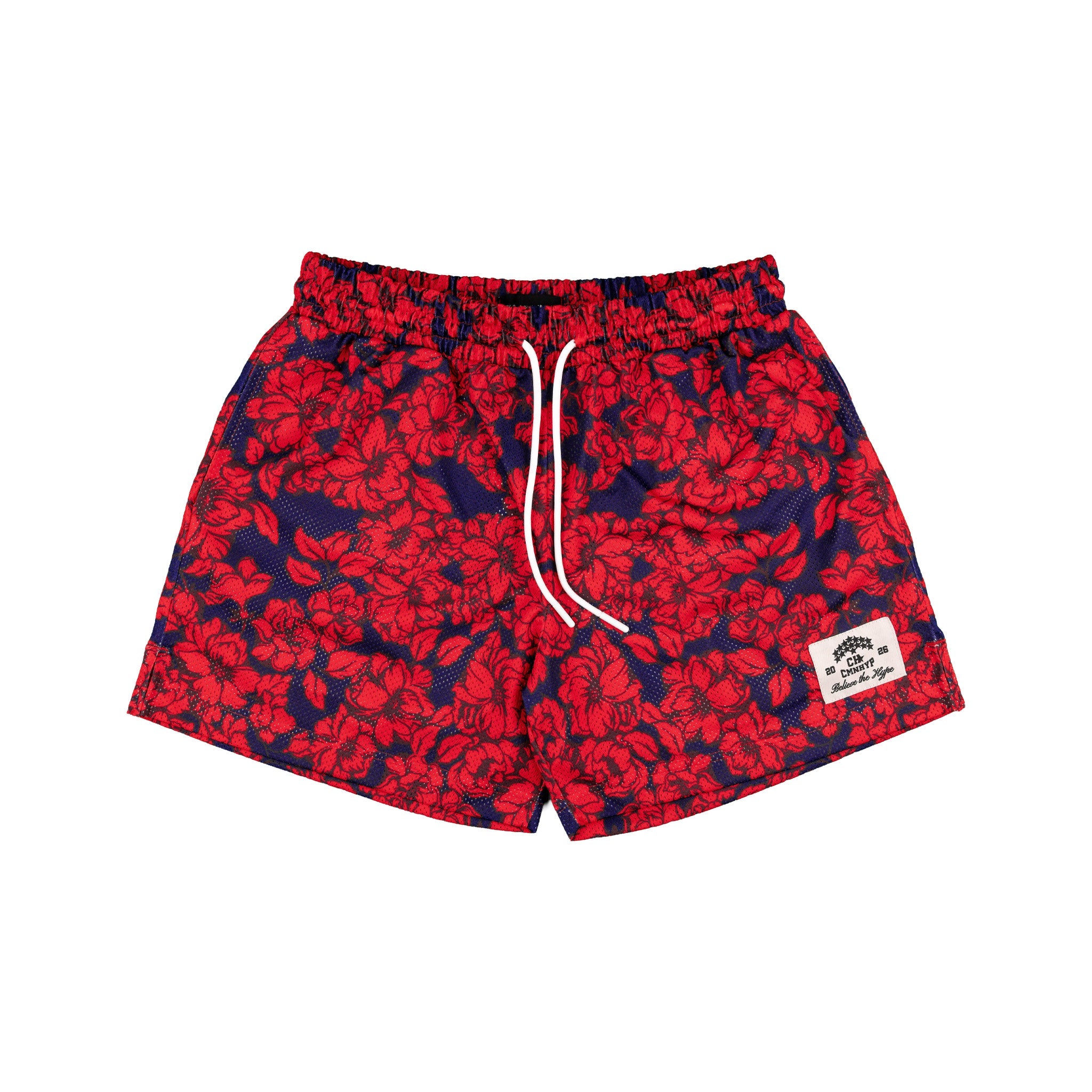 Common Hype Bloom Mesh Short Navy Blue