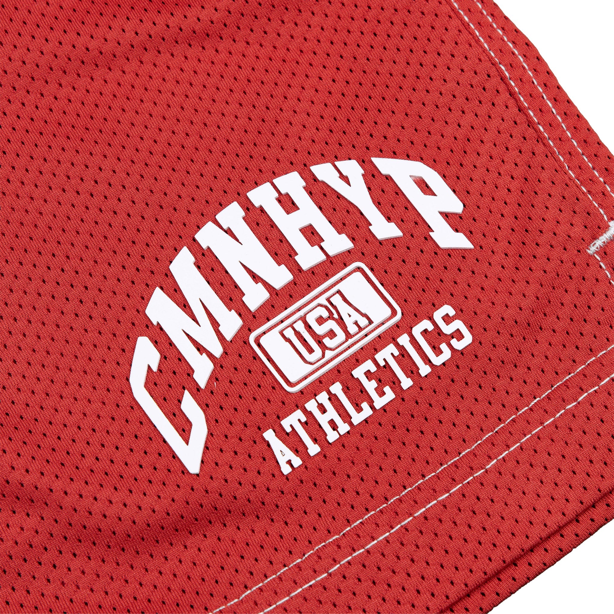 Common Hype Athletics Contrast Mesh Short Crimson Red