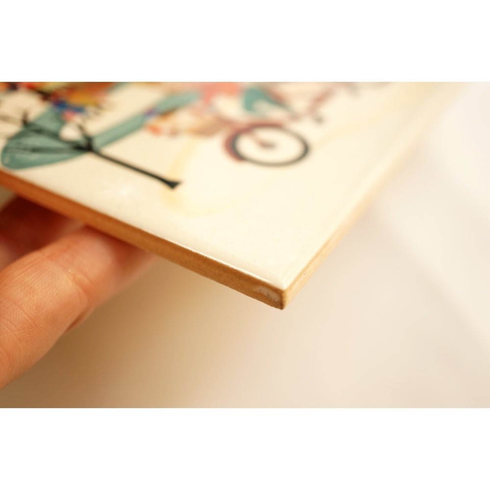 Christmas Market Tile by Laliblue by Quirks! at Shirley Shoppe