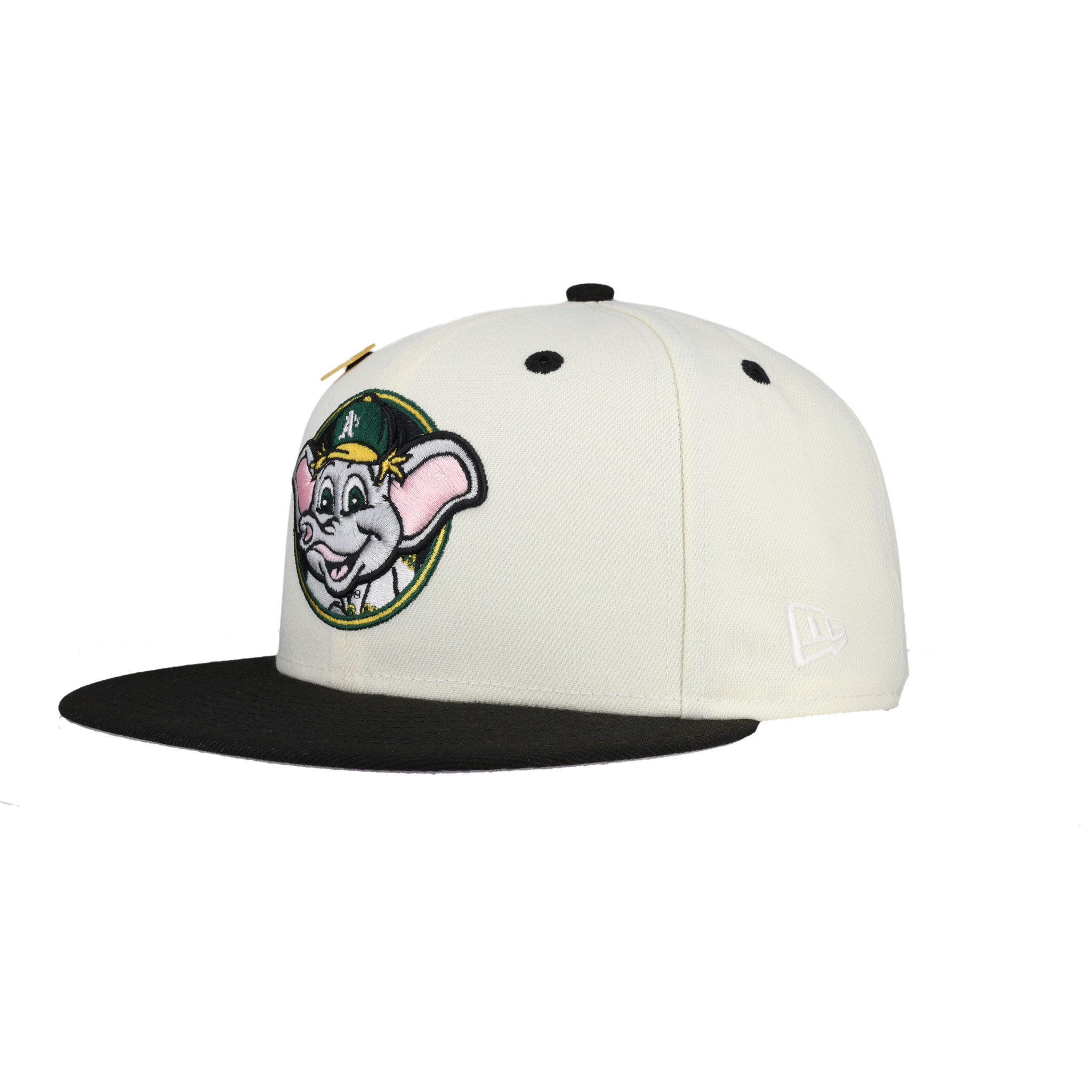 Oakland Athletics Stomper Mascot 50th Anniversary Patch 59Fifty Fitted Hat