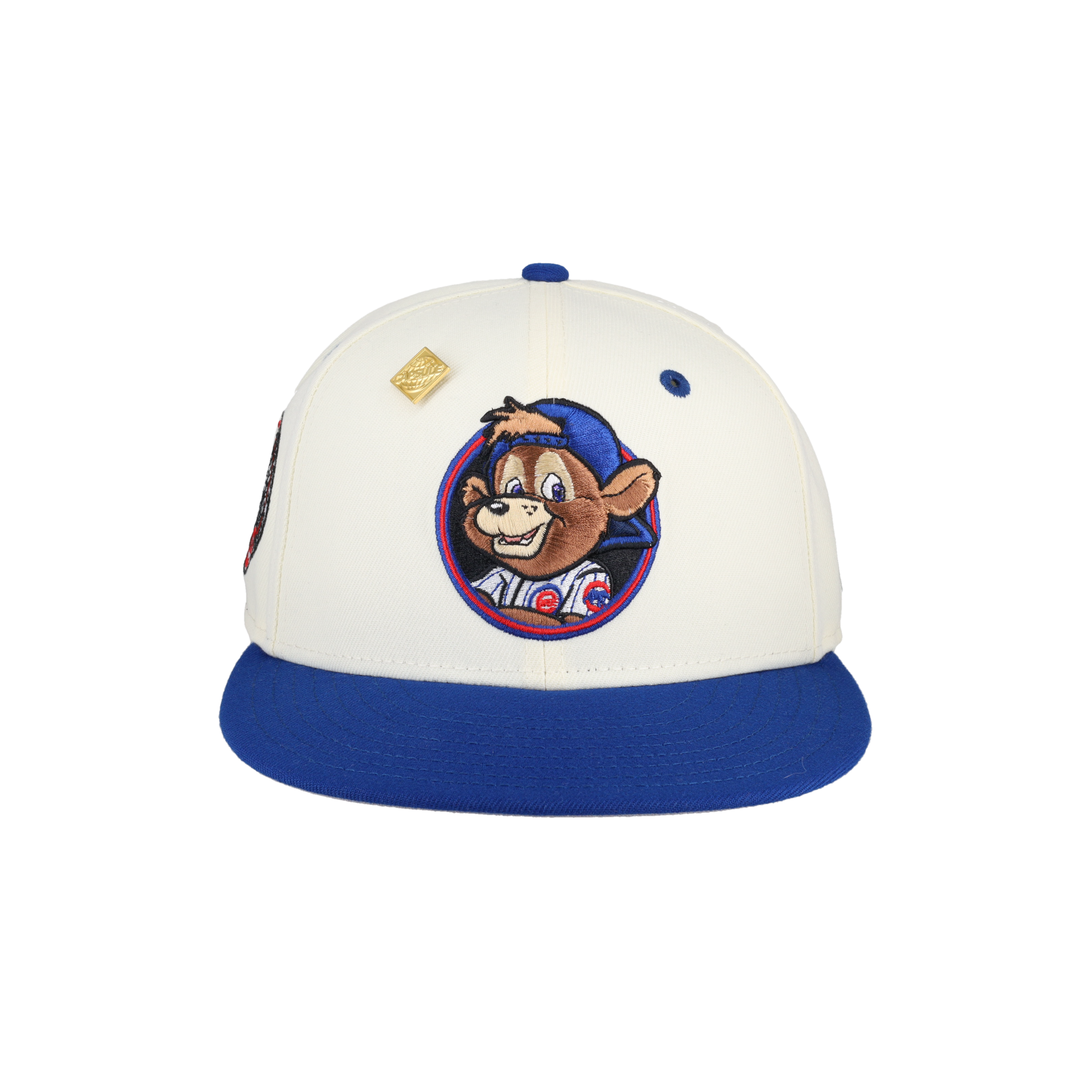 Chicago Cubs Clark The Bear Logo Wrigley Field Patch 59Ffity Fitted Hat