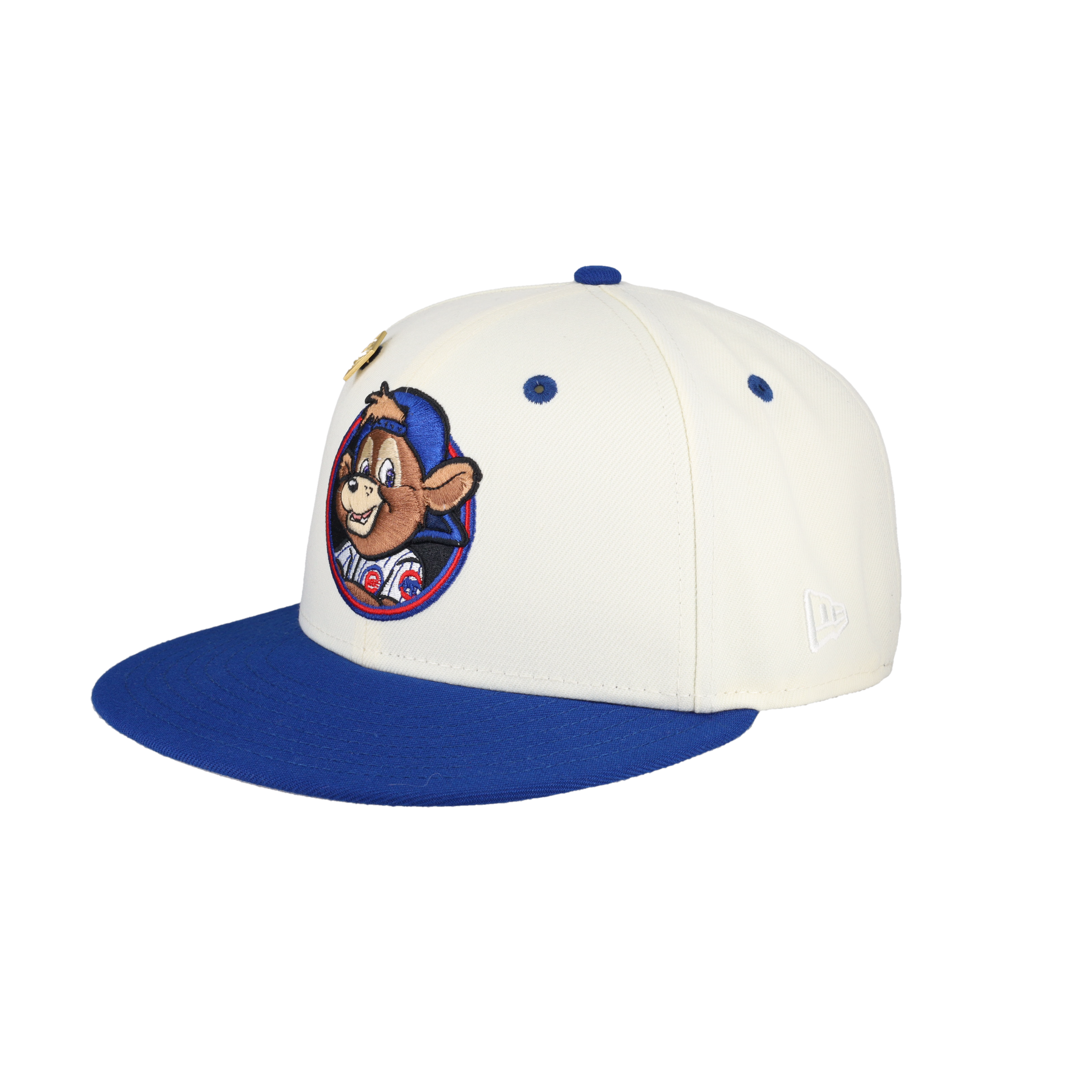 Chicago Cubs Clark The Bear Logo Wrigley Field Patch 59Ffity Fitted Hat