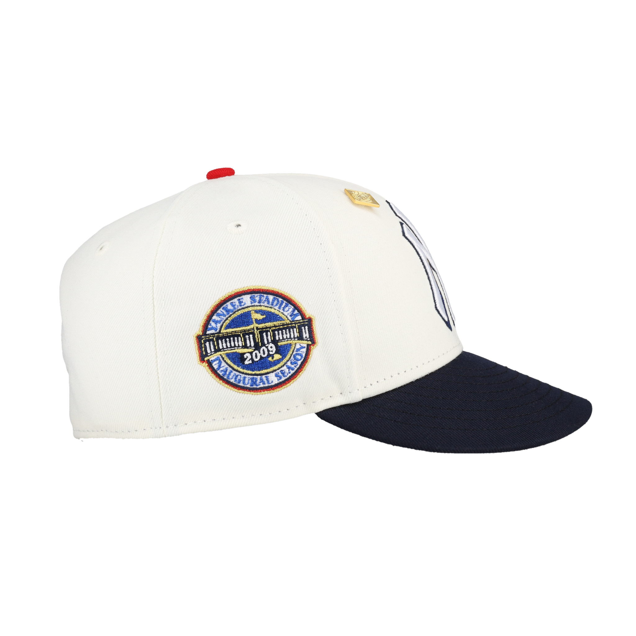New York Yankees Chrome 2009 Inaugural Season Patch 59Fifty Fitted Hat