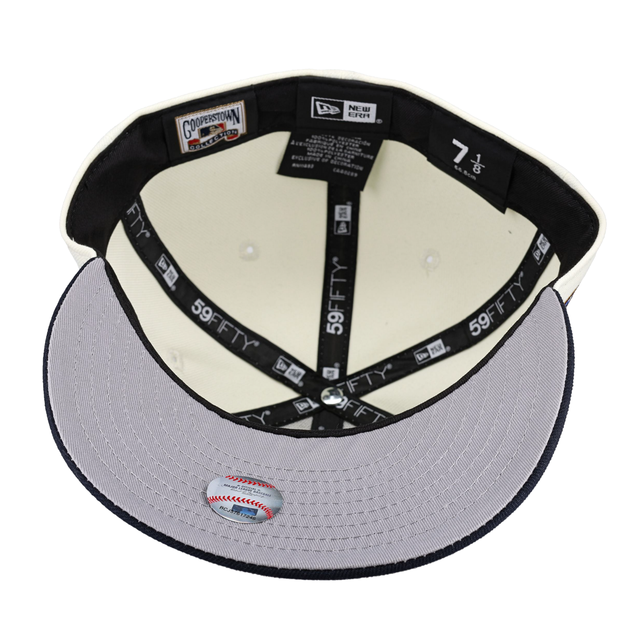 New York Yankees Chrome 2009 Inaugural Season Patch 59Fifty Fitted Hat