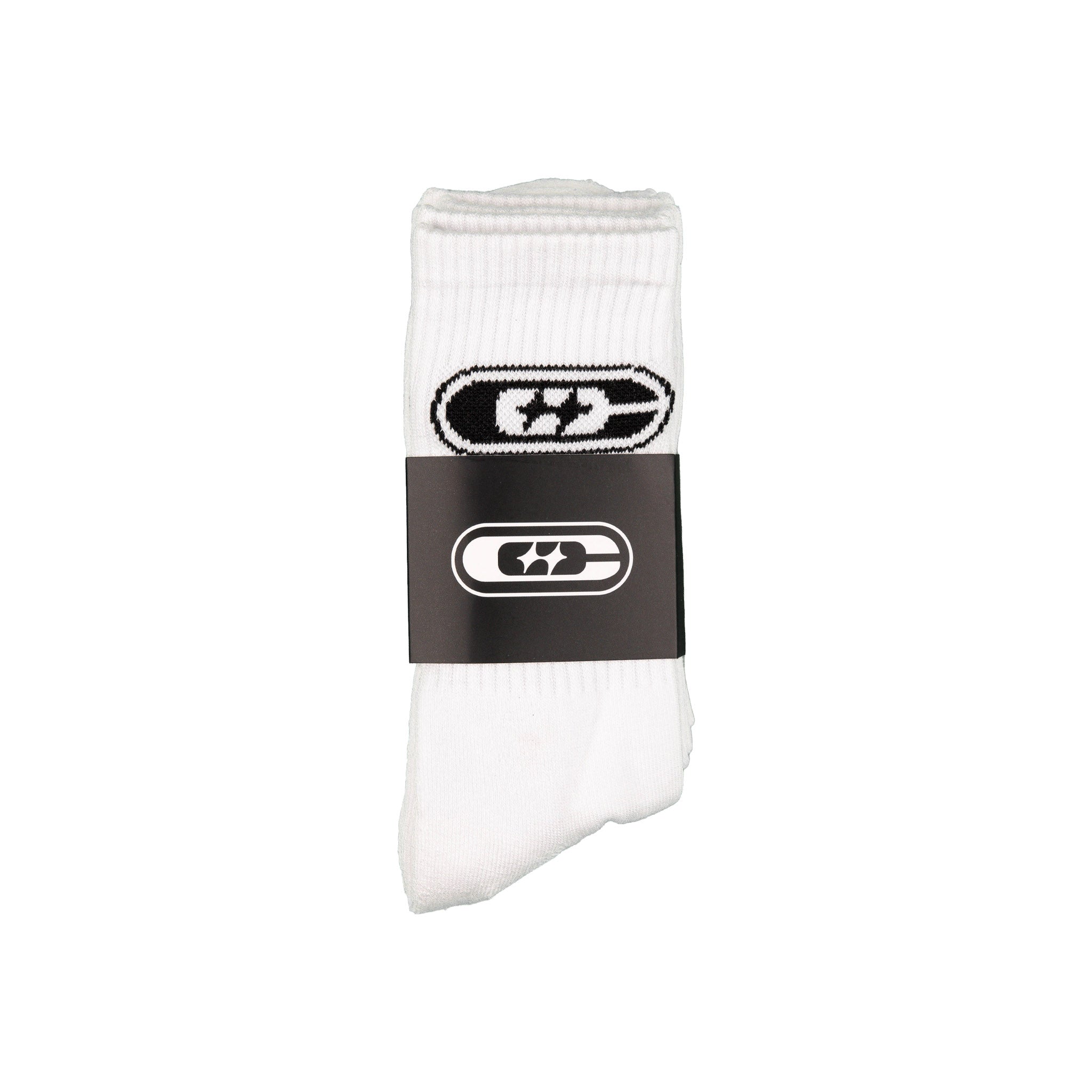 Common Hype Double Star Sock White (3-Pack)
