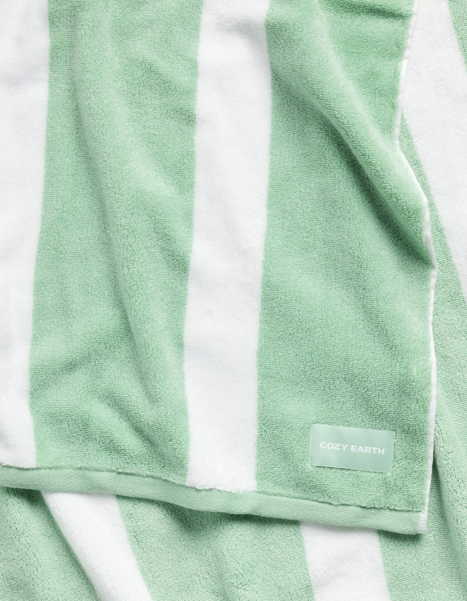 Classic Stripe Resort Towel by Cozy Earth at Shirley Shoppe