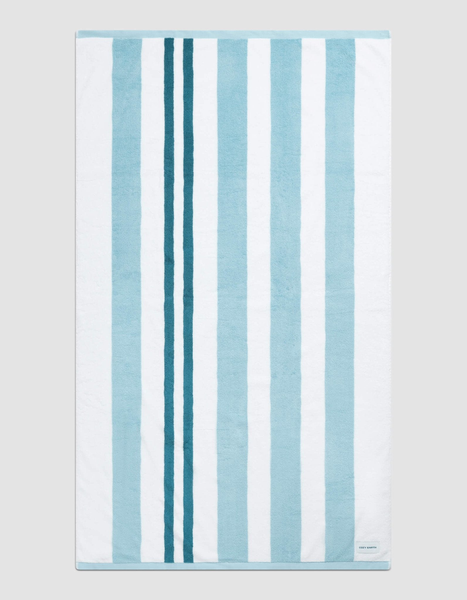 Classic Stripe Resort Towel by Cozy Earth at Shirley Shoppe