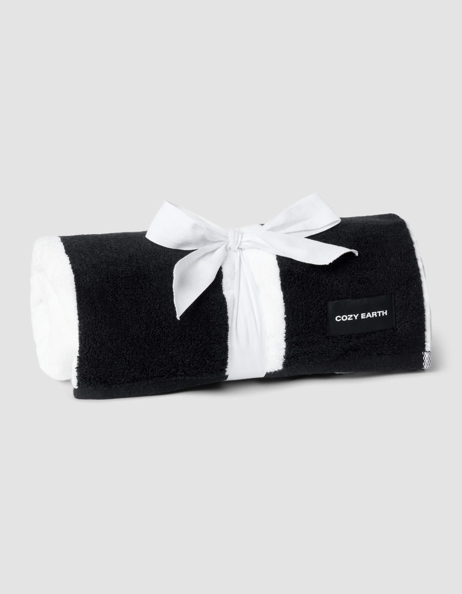 Classic Stripe Resort Towel by Cozy Earth at Shirley Shoppe