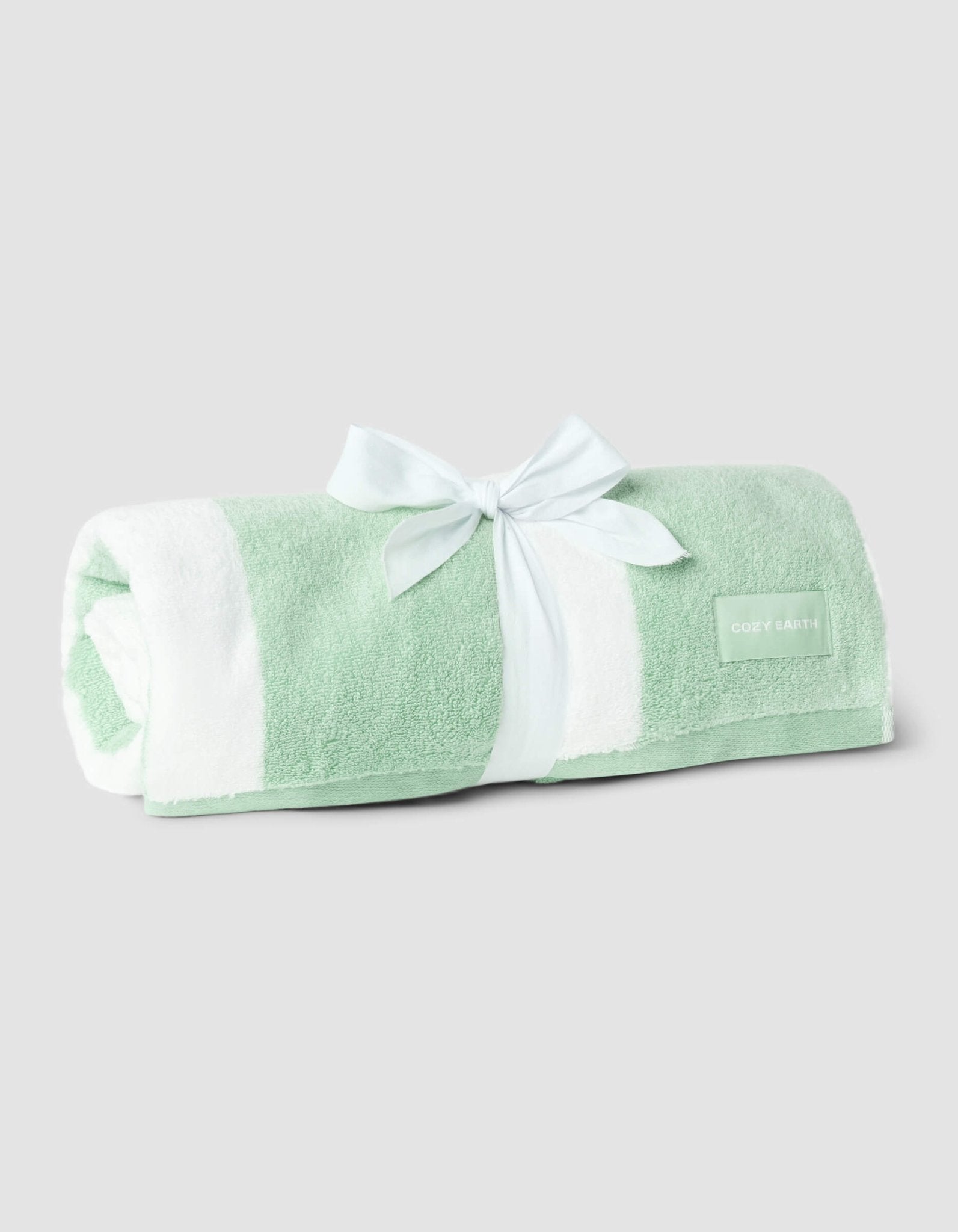 Classic Stripe Resort Towel by Cozy Earth at Shirley Shoppe