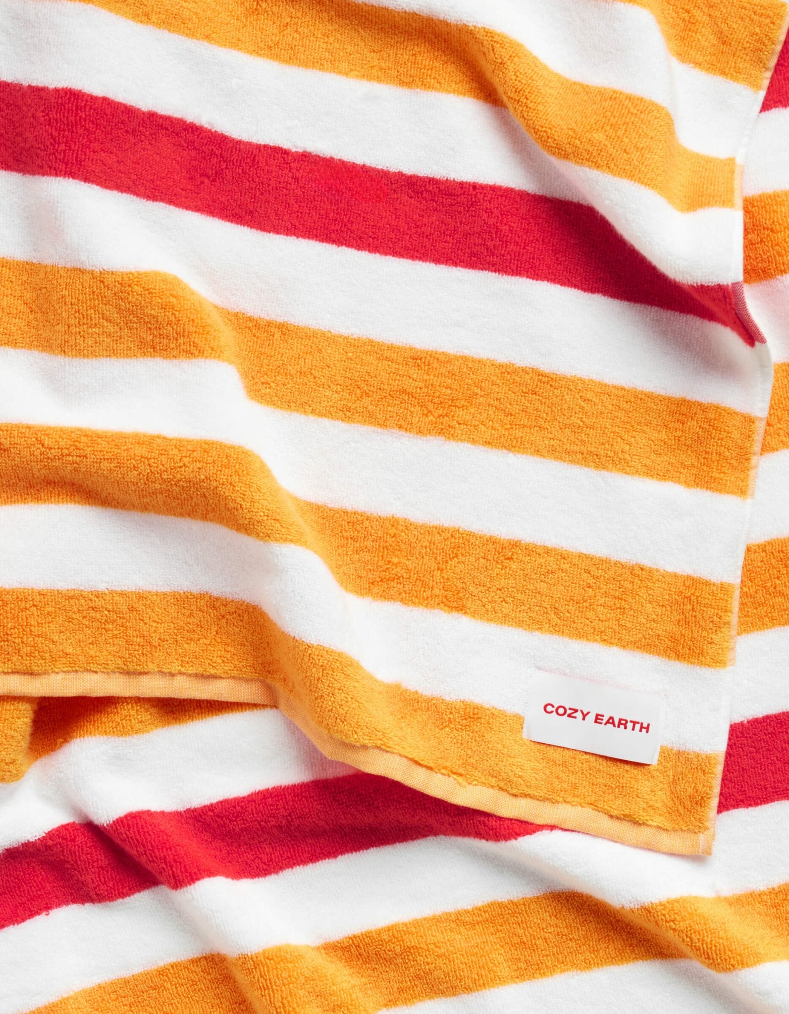 Classic Stripe Resort Towel by Cozy Earth at Shirley Shoppe