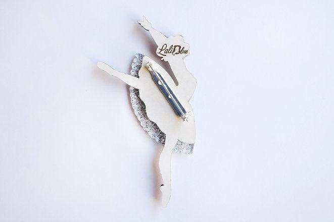 Classical Ballet Brooch by Laliblue by Quirks! at Shirley Shoppe