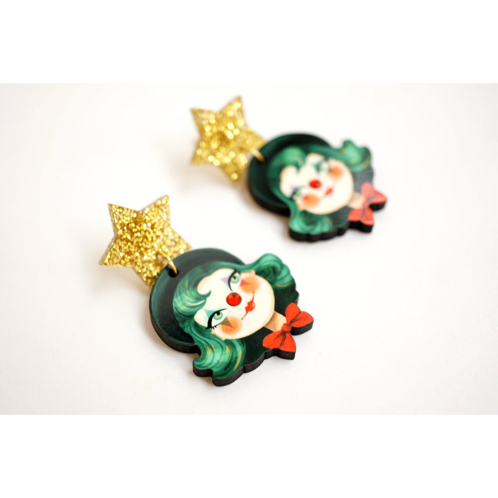 Clown Earrings by Laliblue by Quirks! at Shirley Shoppe