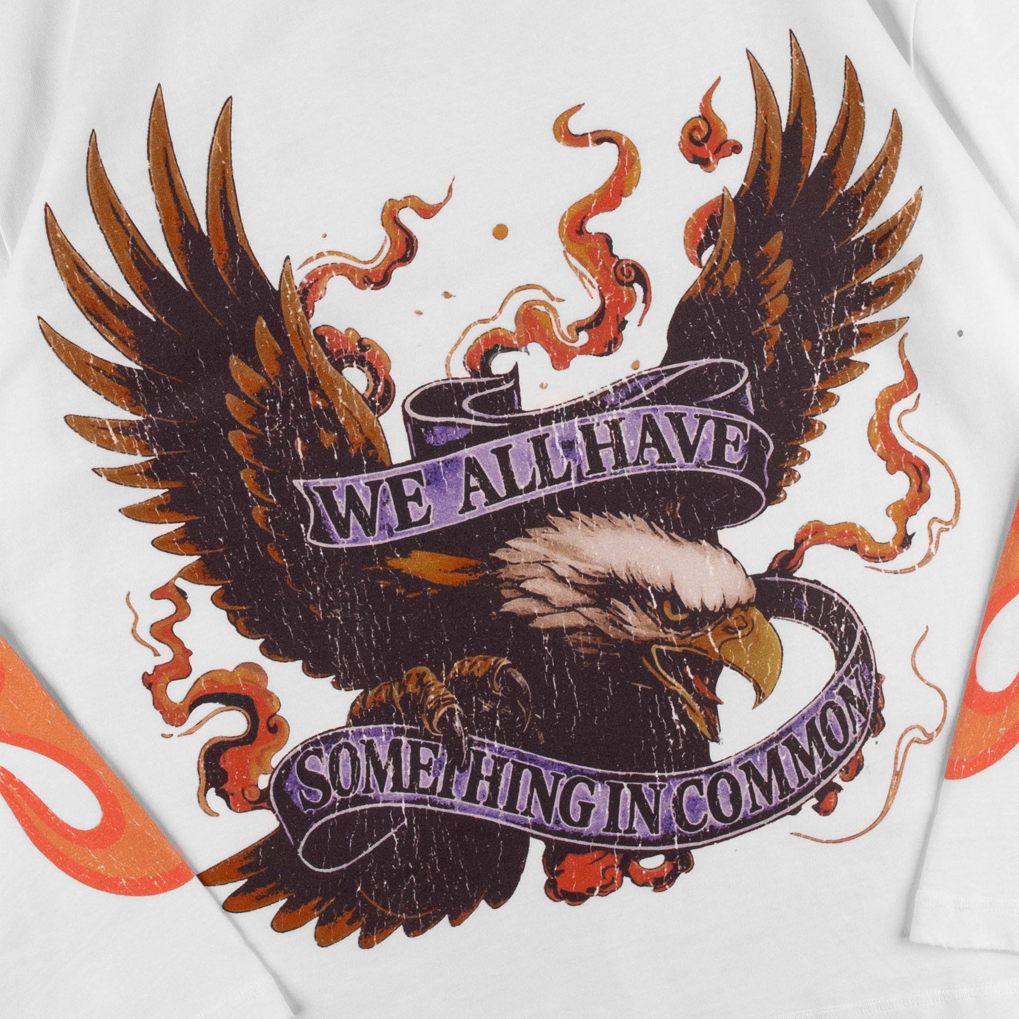Commons Freedom Long Sleeve Tee White