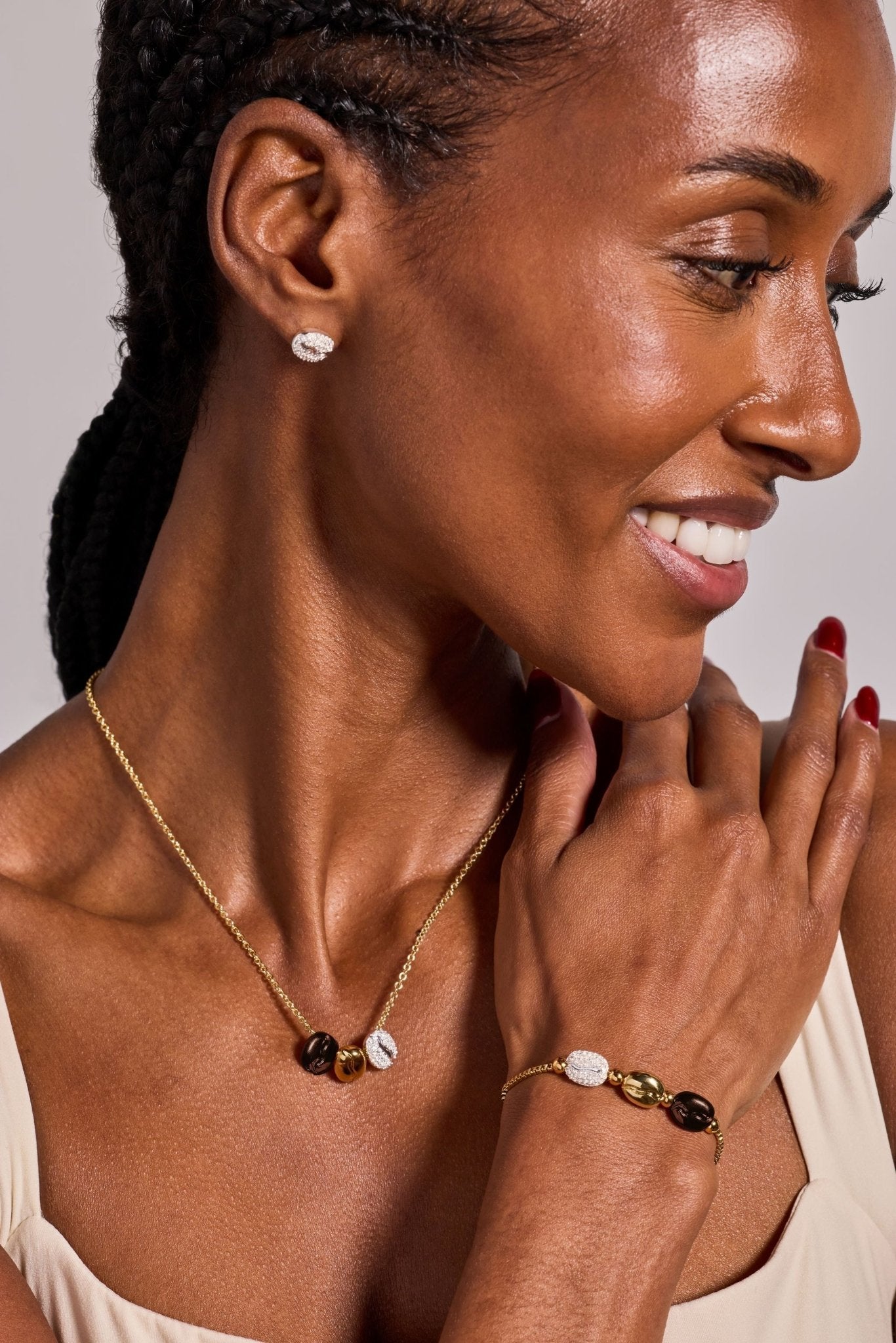 Coffee Bean Bolo Bracelet by ALEX AND ANI at Shirley Shoppe