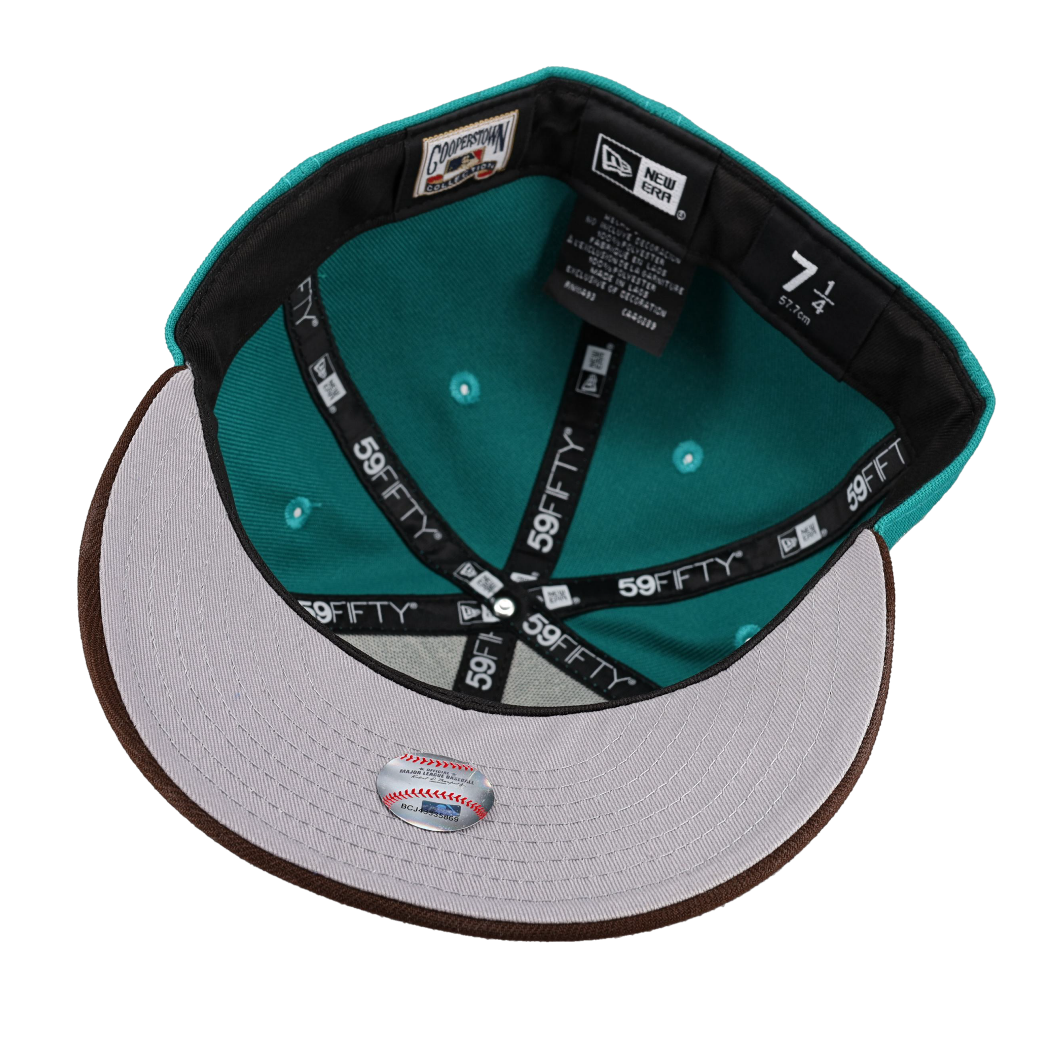 New York Mets Turquoise 50th Anniversary Side Patch 59Fifty Fitted Hat