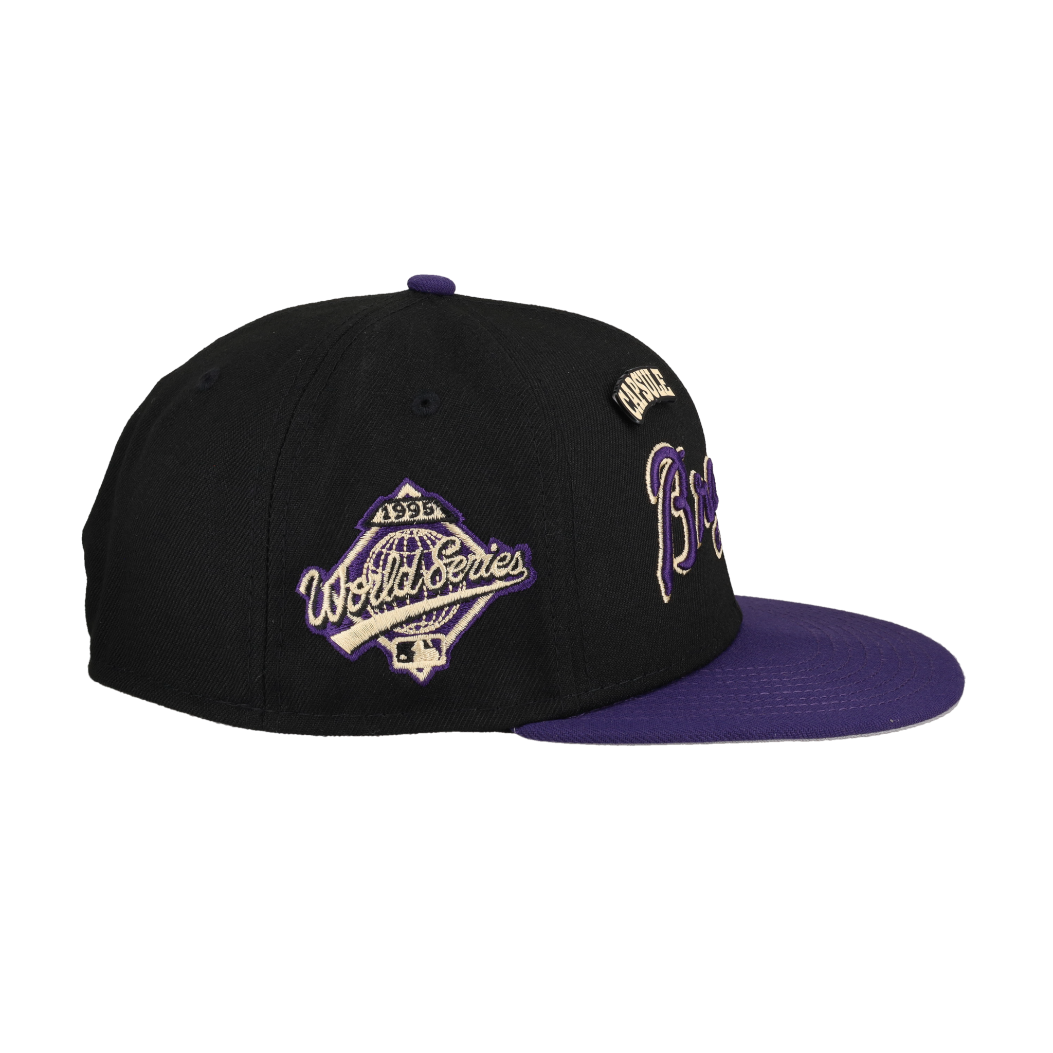 Atlanta Braves Colors in Cream 2.0 Collection 1995 World Series Fitted Hat