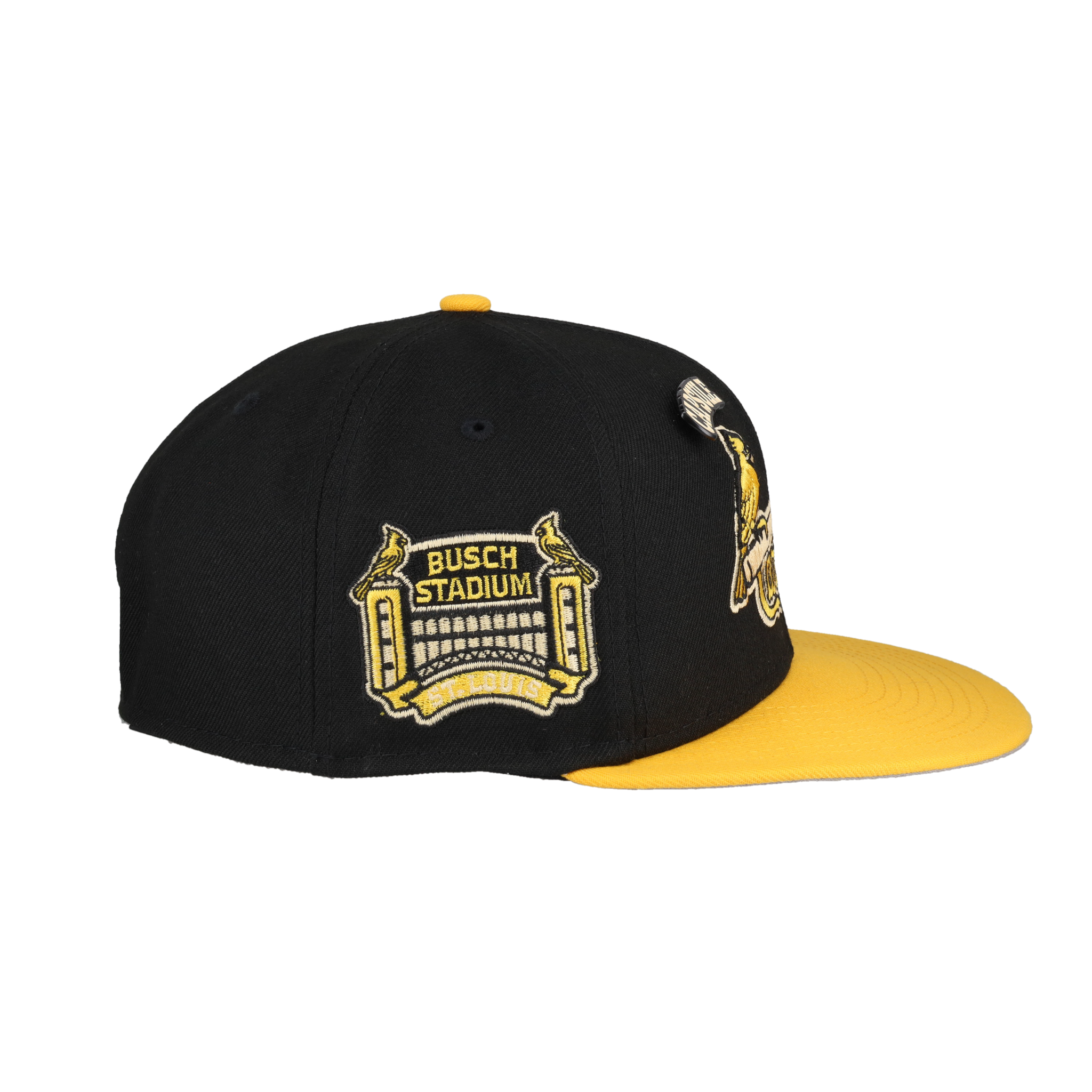St. Louis Cardinals Colors in Cream 2.0 Collection Busch Stadium Fitted Hat