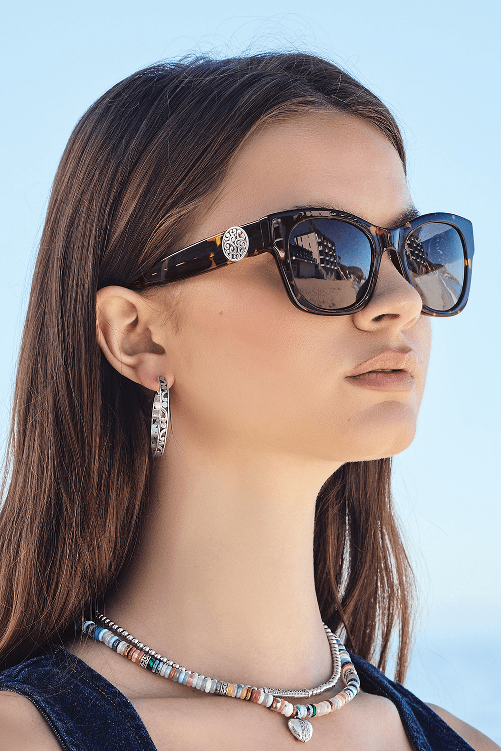 Contempo Medallion Sunglasses by Brighton at Shirley Shoppe