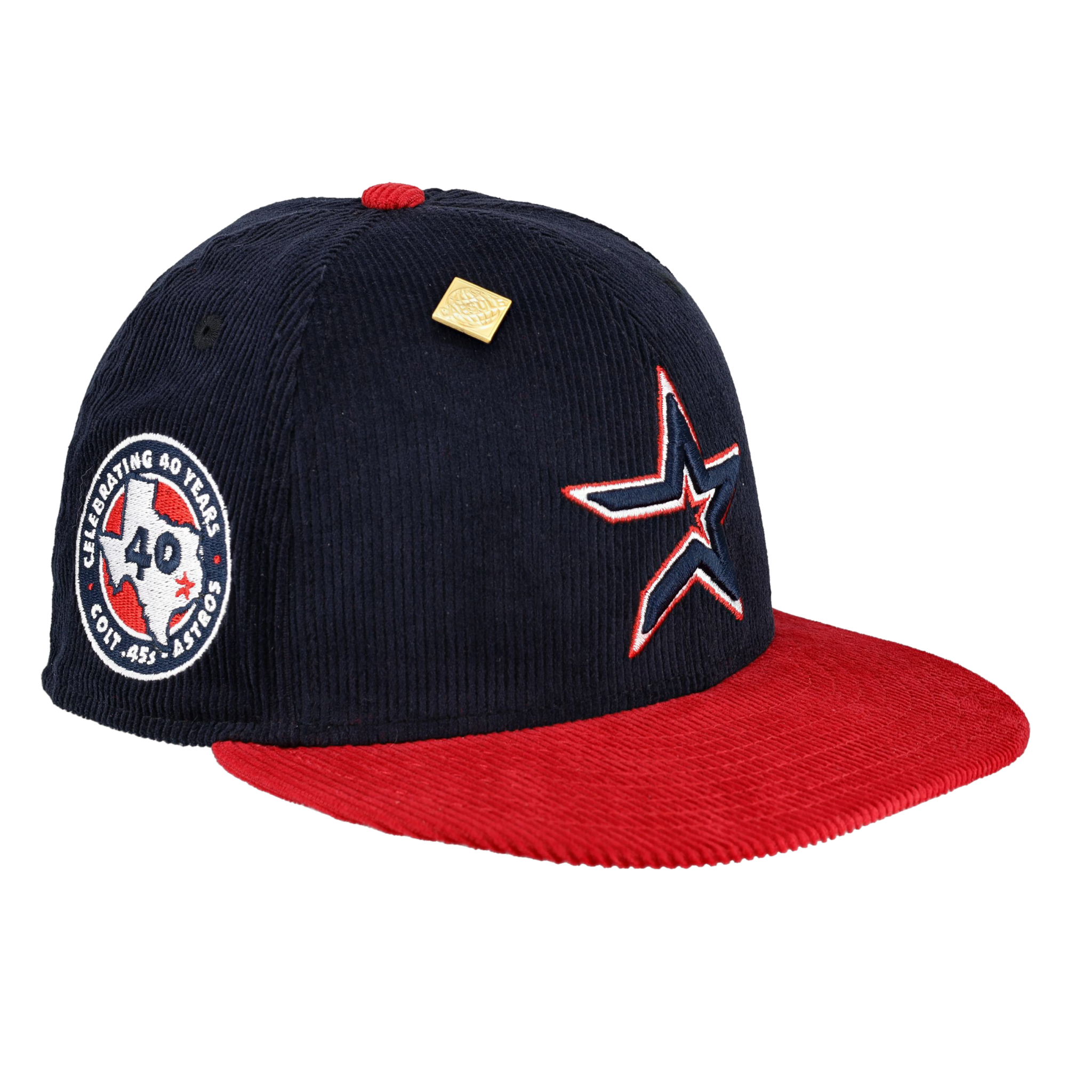Houston Astros Act Accordingly Collection 40 Years Patch 59Fifty Fitted Hat