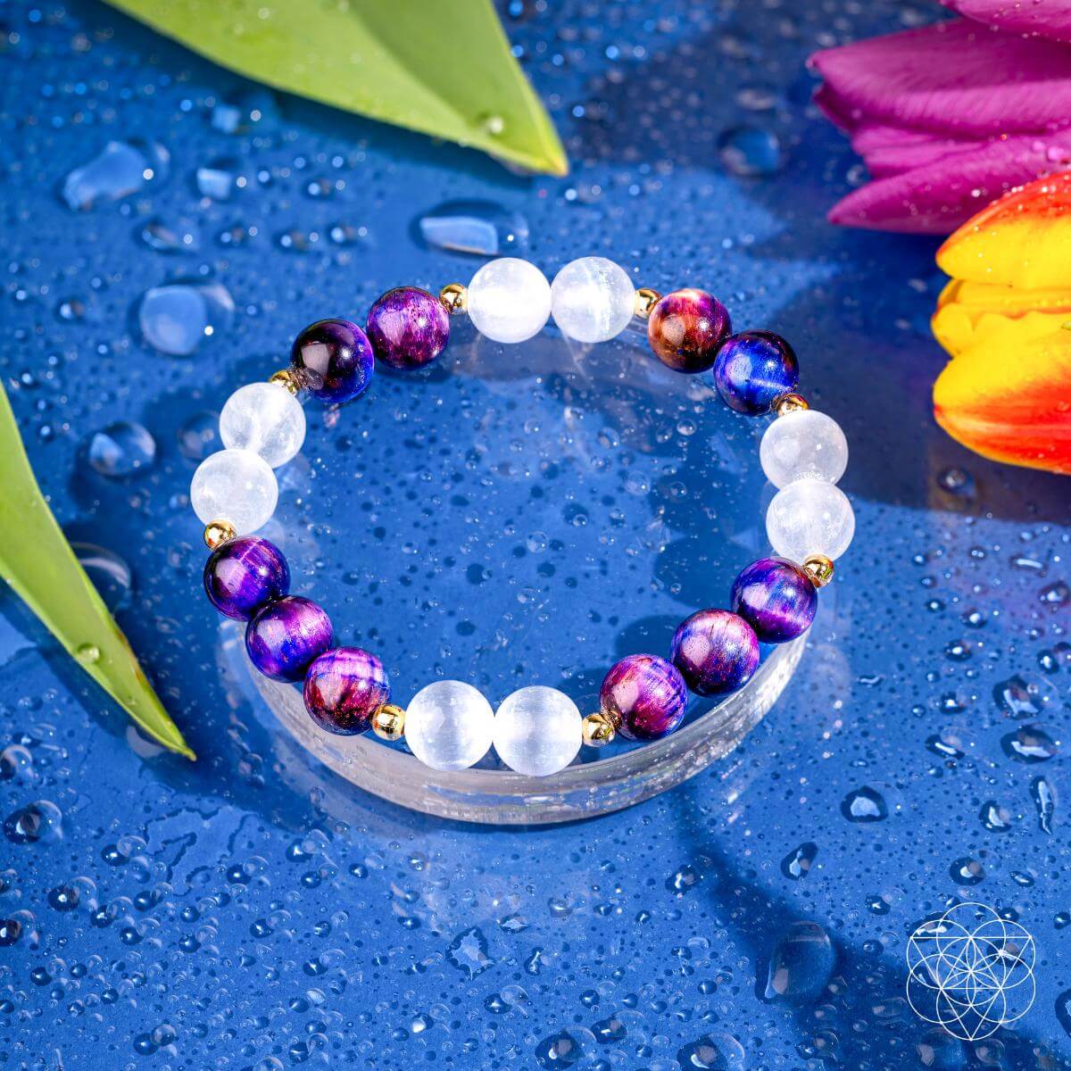 Cosmic Energy Amplifier - Galaxy Tiger’s Eye Bracelet by Conscious Items at Shirley Shoppe
