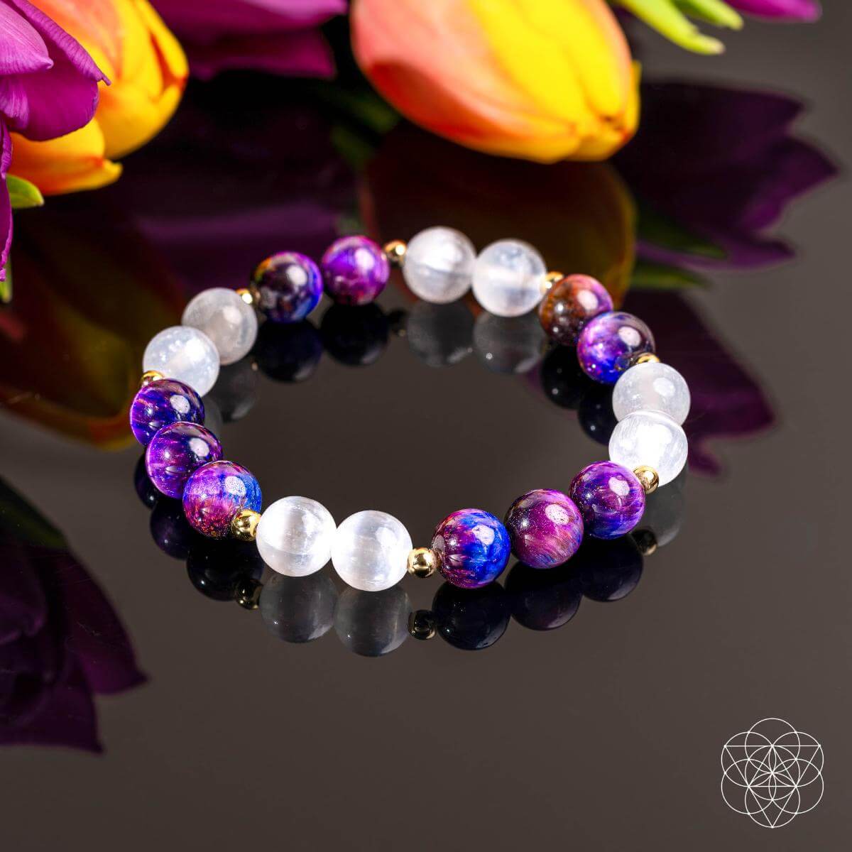 Cosmic Energy Amplifier - Galaxy Tiger’s Eye Bracelet by Conscious Items at Shirley Shoppe
