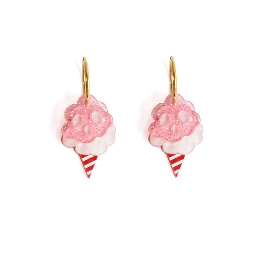 Cotton Candy Earrings by Laliblue by Quirks! at Shirley Shoppe