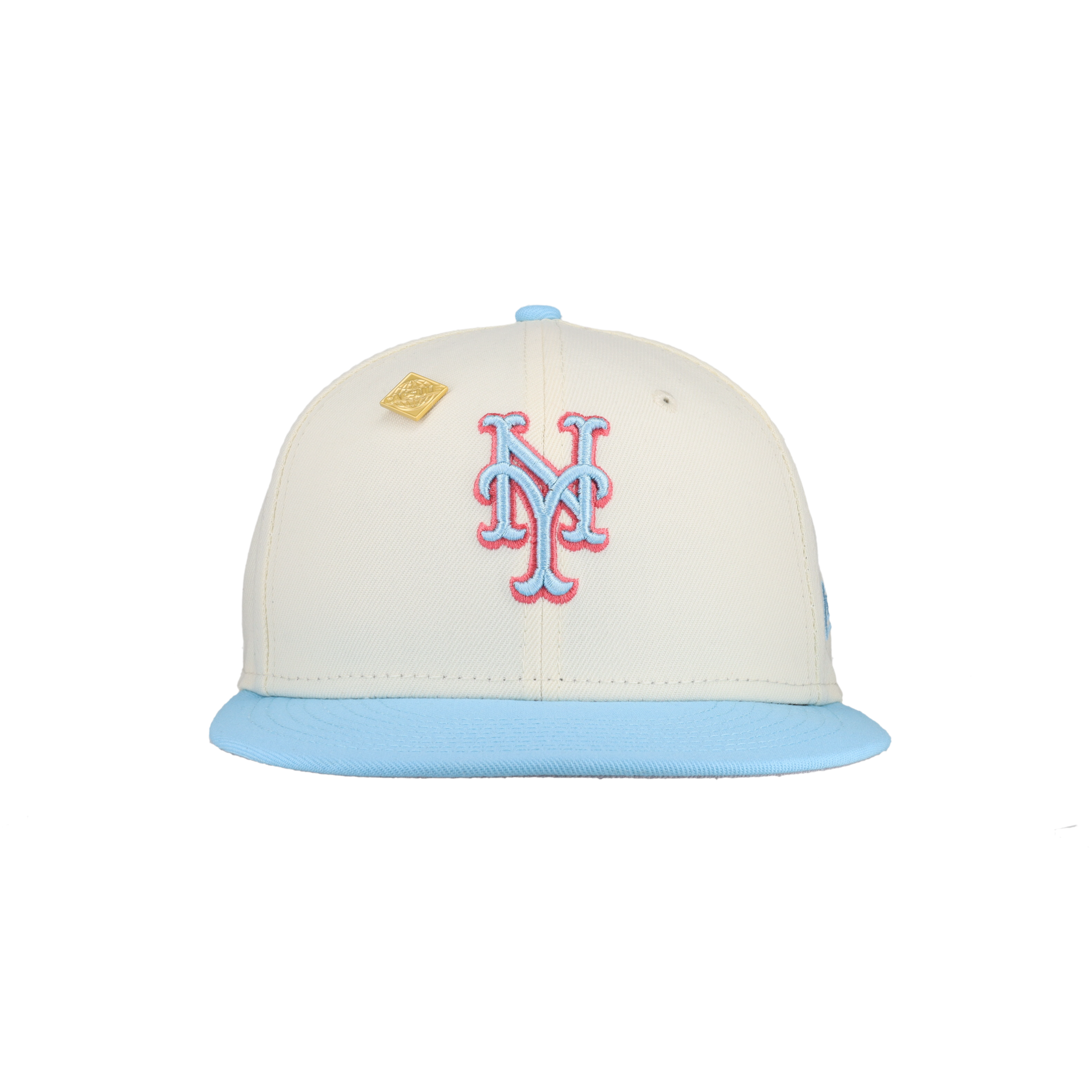 New York Mets Two-Tone Color Pack Chrome Cap 59Fifty Fitted Hat