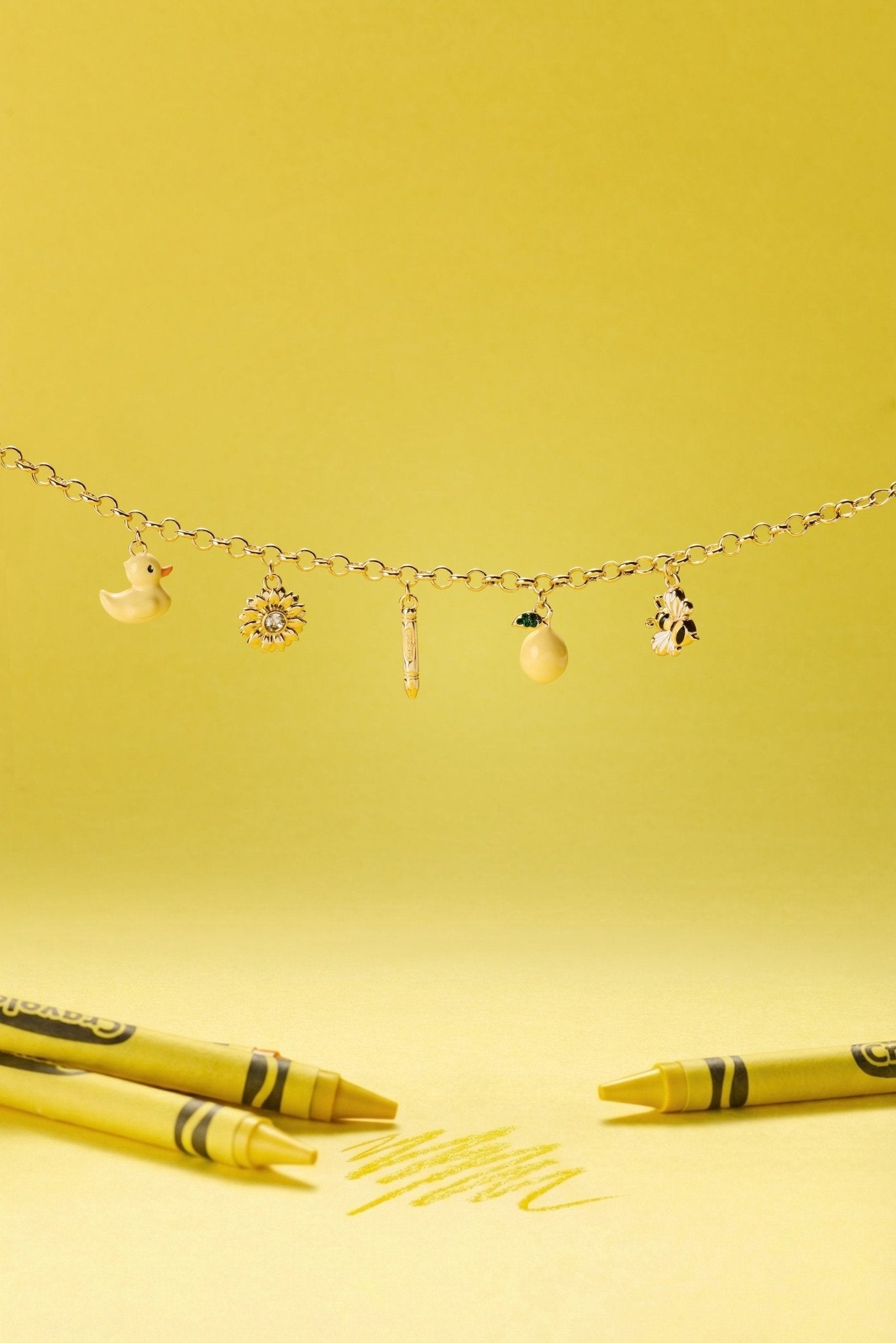 Crayola Fan Favorites Sunglow Charm Bracelet by ALEX AND ANI at Shirley Shoppe