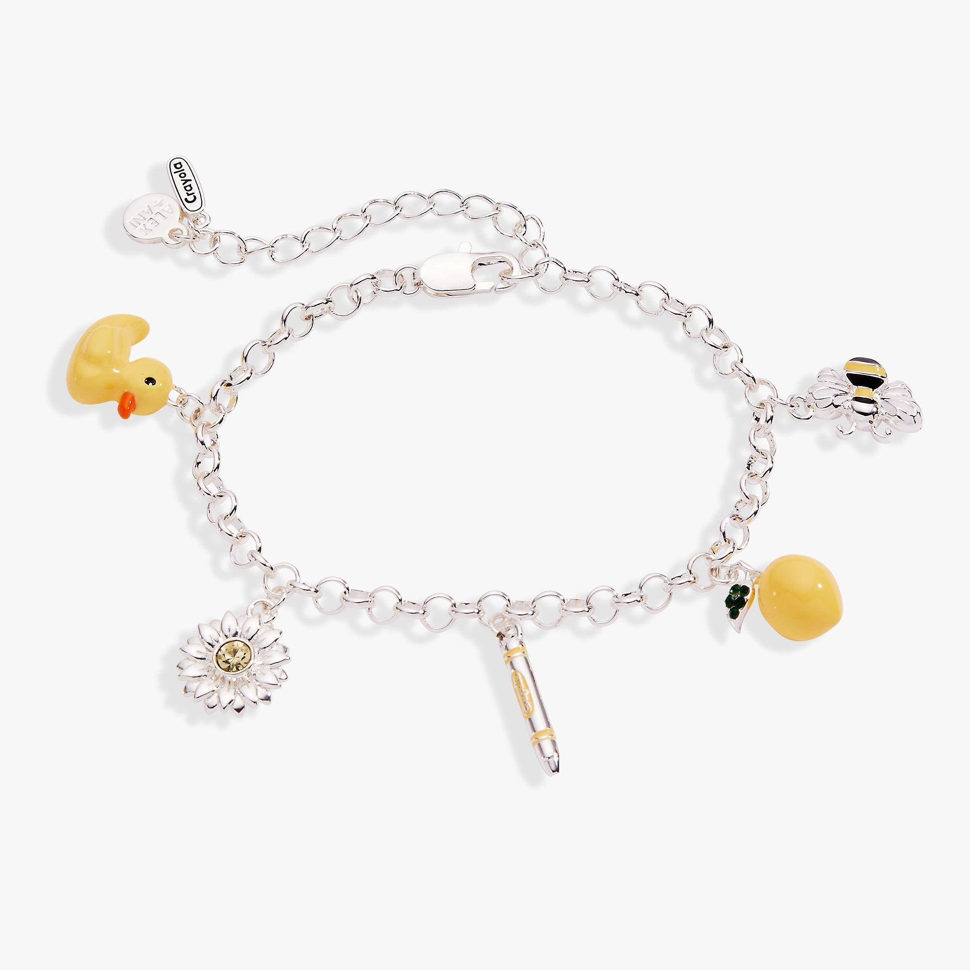 Crayola Fan Favorites Sunglow Charm Bracelet by ALEX AND ANI at Shirley Shoppe