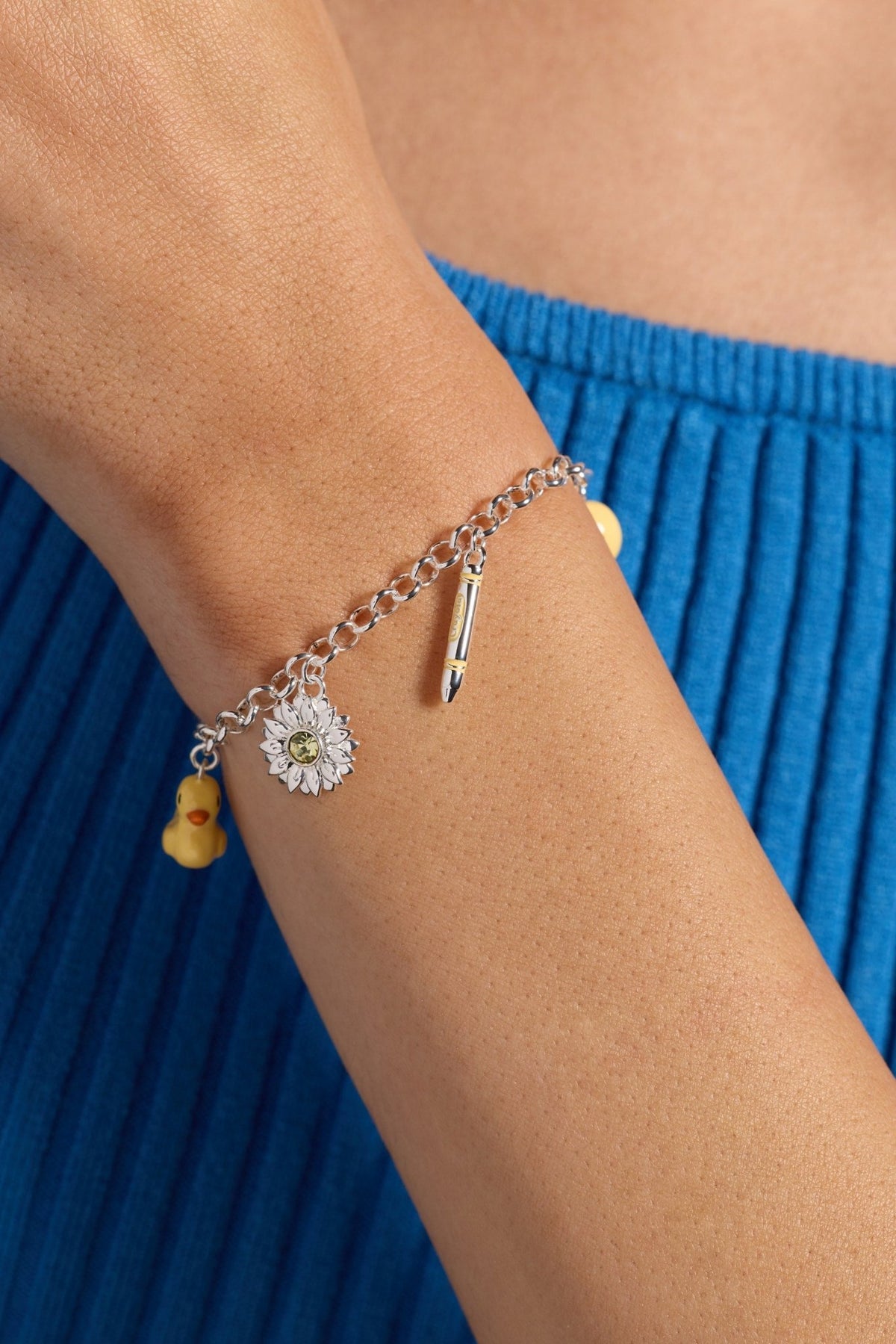 Crayola Fan Favorites Sunglow Charm Bracelet by ALEX AND ANI at Shirley Shoppe