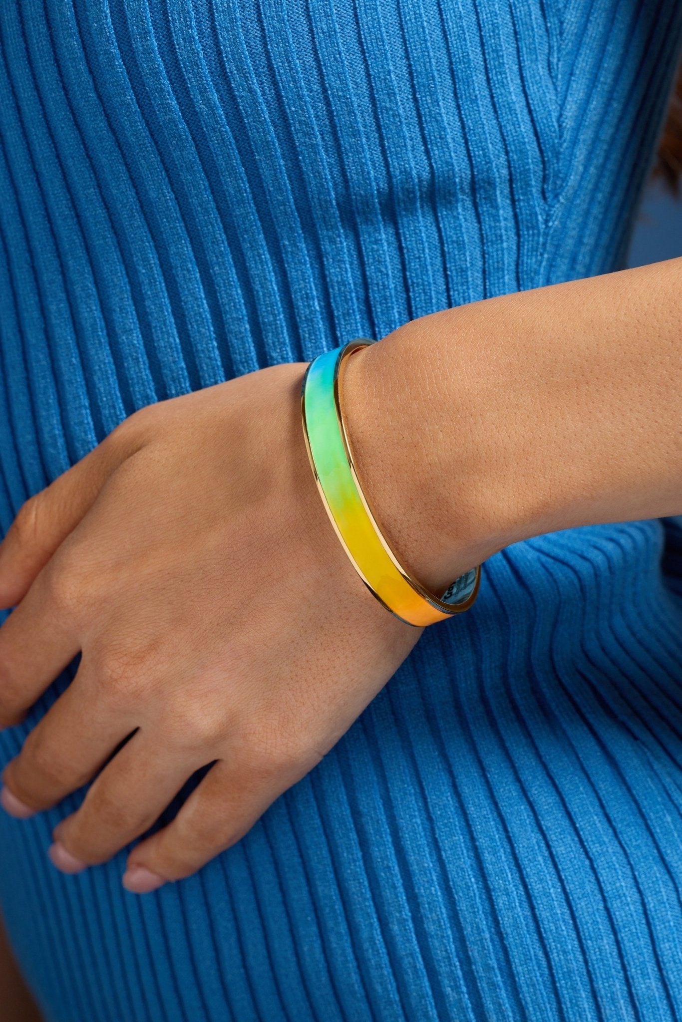 Crayola Rainbow Gradient Cuff by ALEX AND ANI at Shirley Shoppe