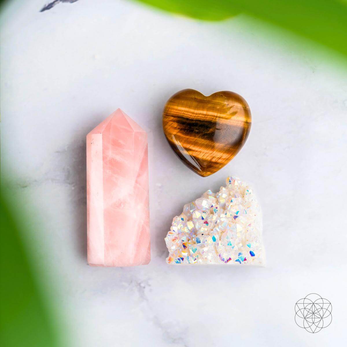 Crystal Fridge Magnets - Trio of Protection & Comfort by Conscious Items at Shirley Shoppe