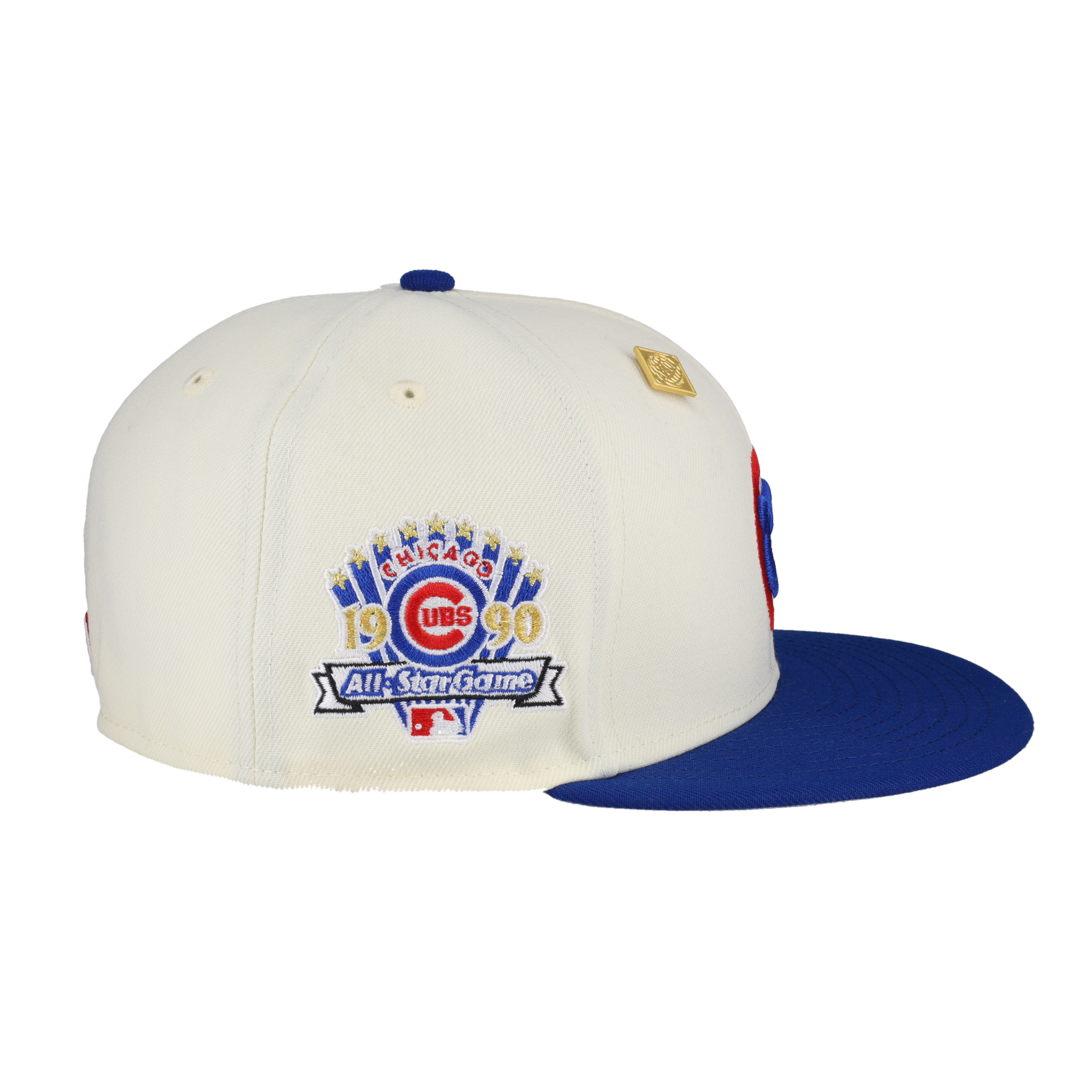 Chicago Cubs Chrome Crown Collection 1990 All Star Game Fitted Hat