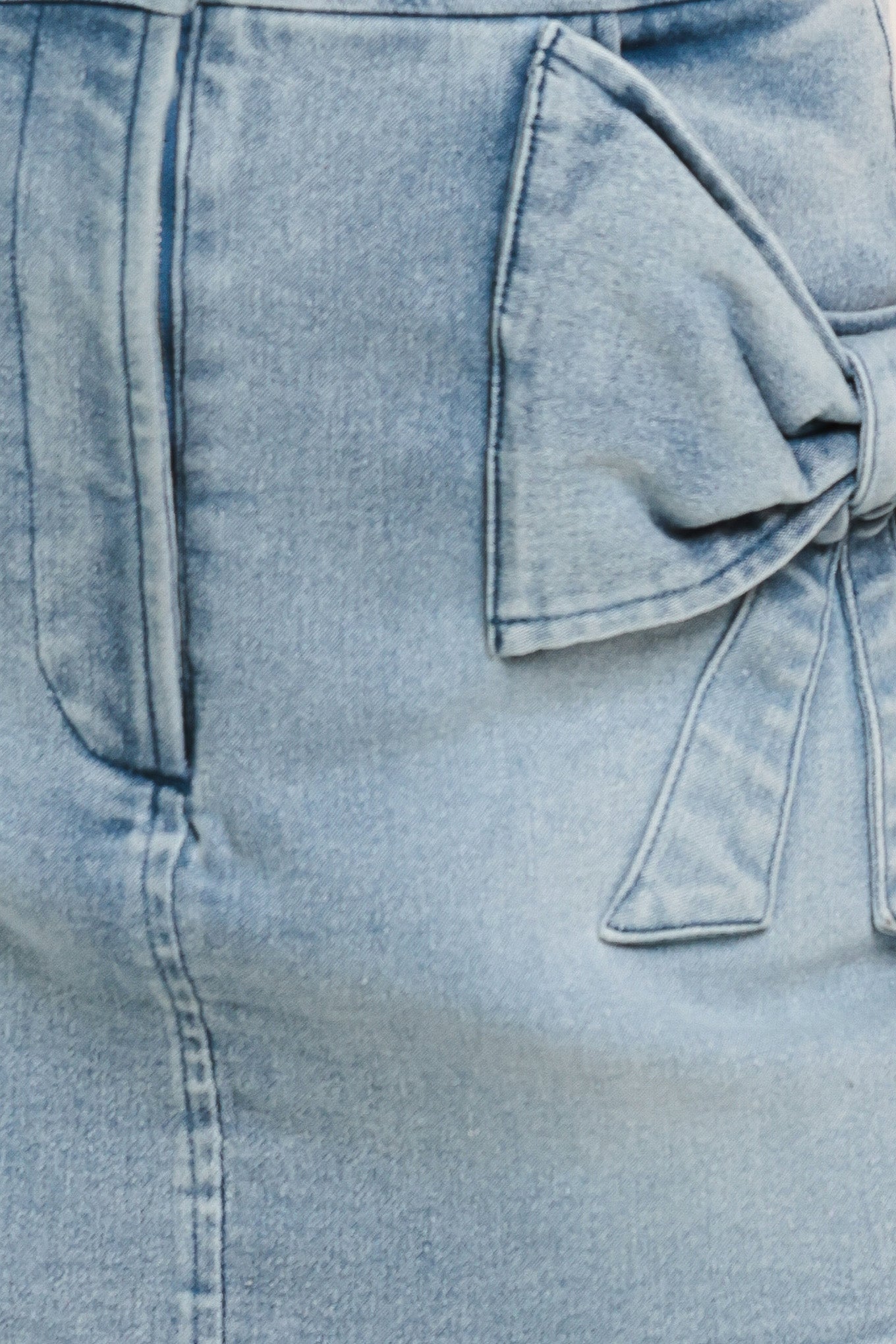 CUTE MOMENT DENIM SKORT by Flying Tomato at Shirley Shoppe